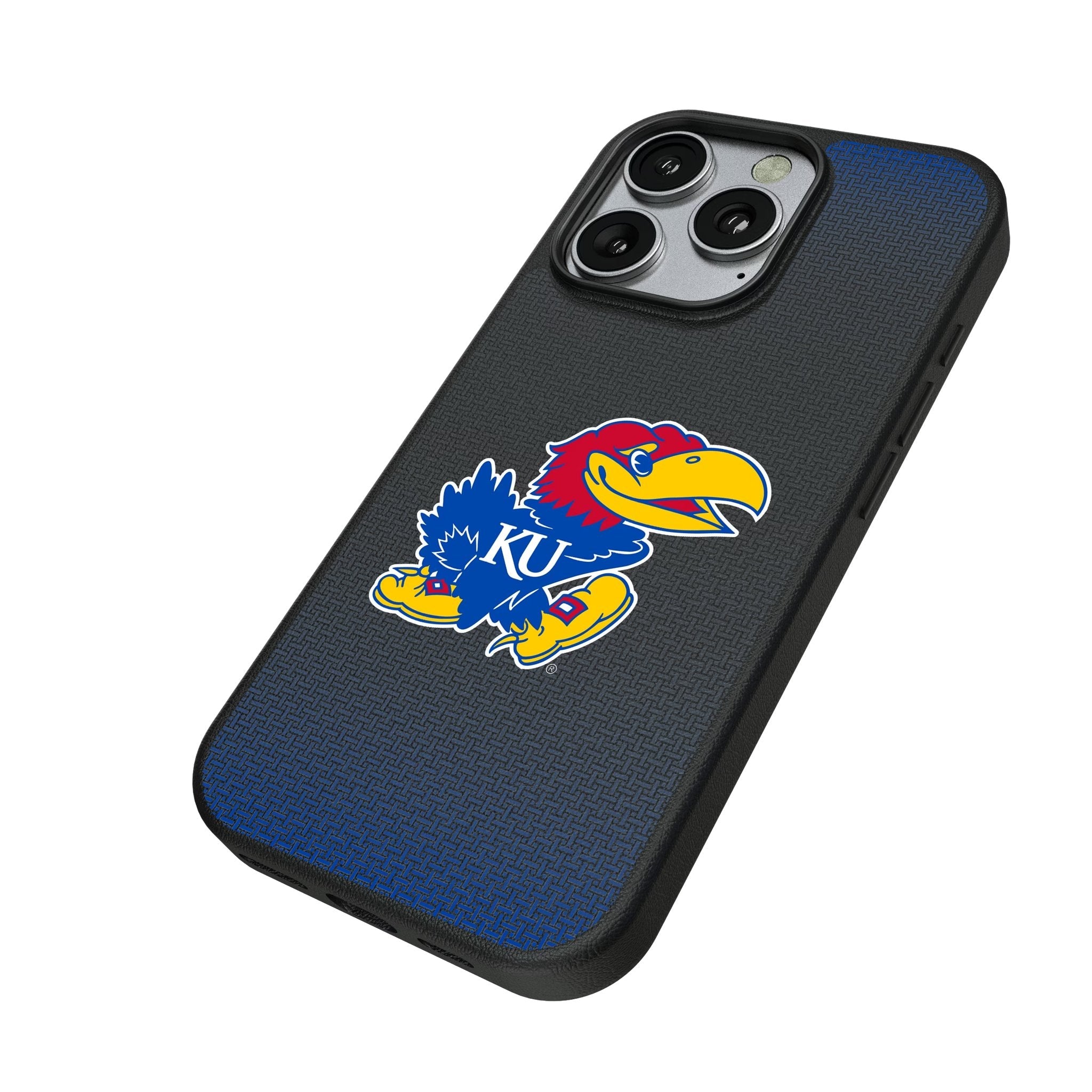 University of Kansas Jayhawks Linen MagSafe Compatible Phone Case for Apple iPhone 2