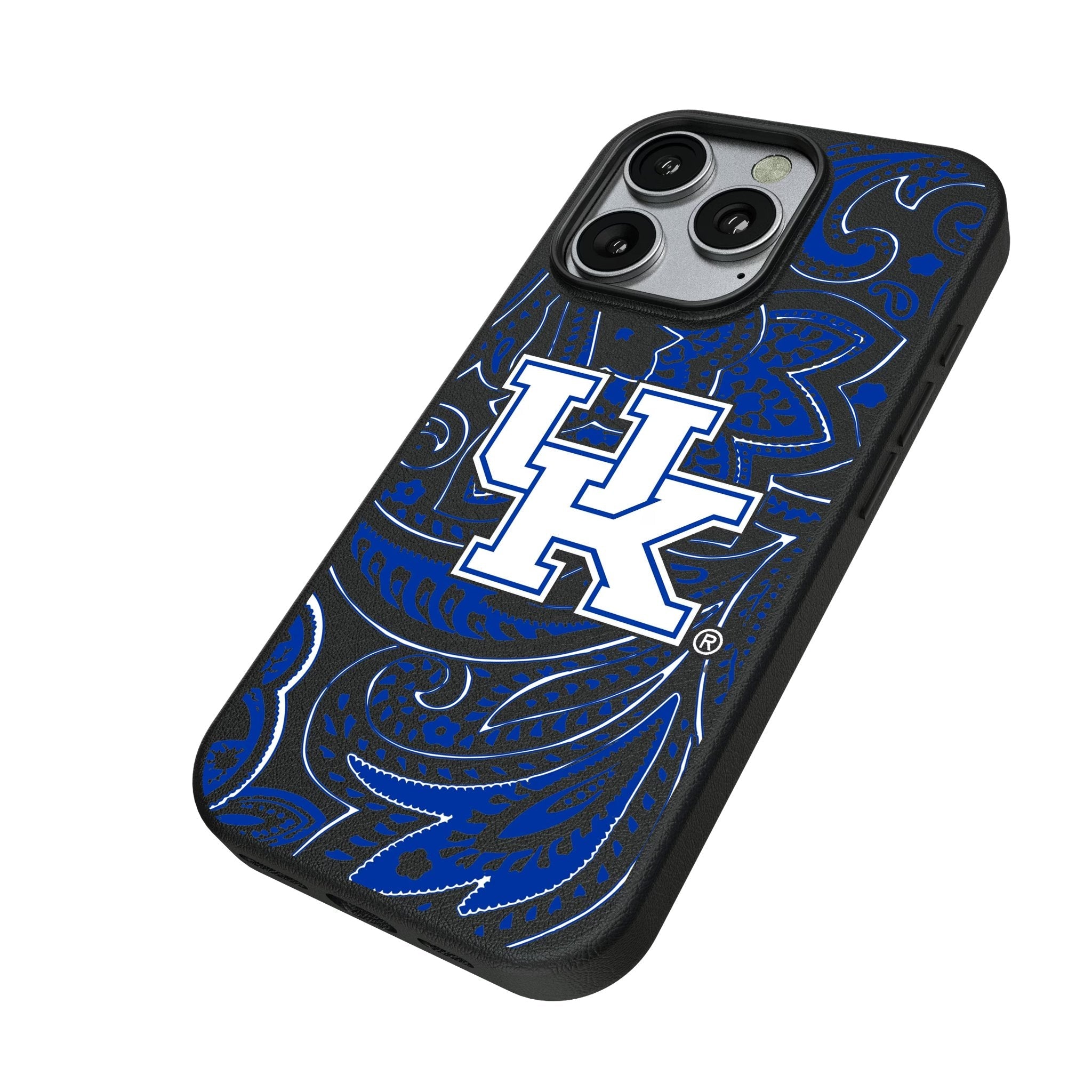 University of Kentucky Wildcats Paisley MagSafe Compatible Phone Case for Apple iPhone