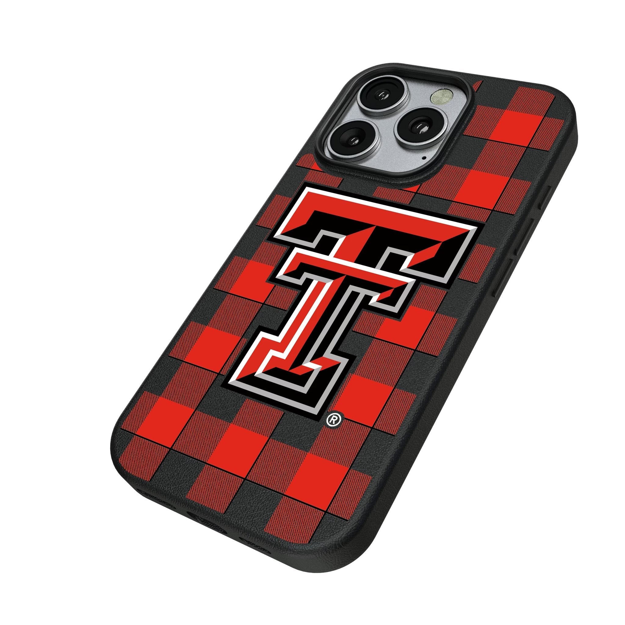Texas Tech Red Raiders Plaid MagSafe Compatible Phone Case for Apple iPhone