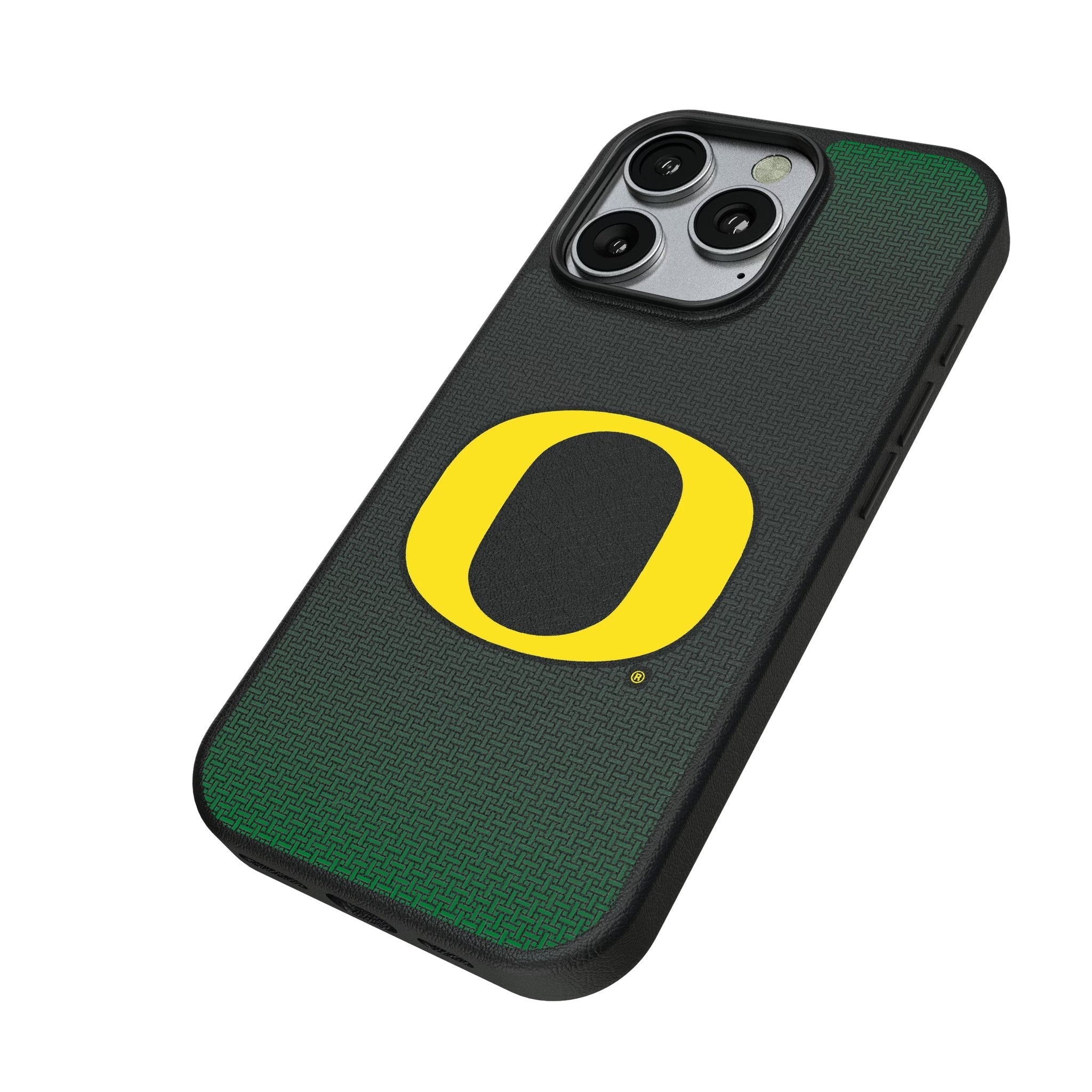 University of Oregon Ducks Linen MagSafe Compatible Phone Case for Apple iPhone 2