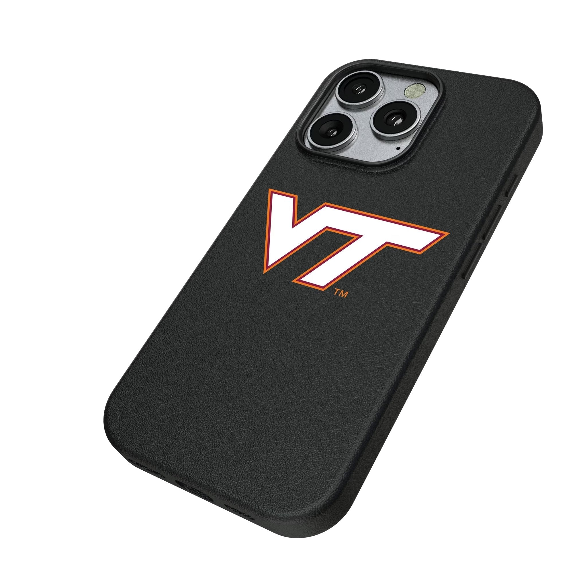 Virginia Tech Hokies Text Backdrop MagSafe Compatible Phone Case for Apple iPhone 2