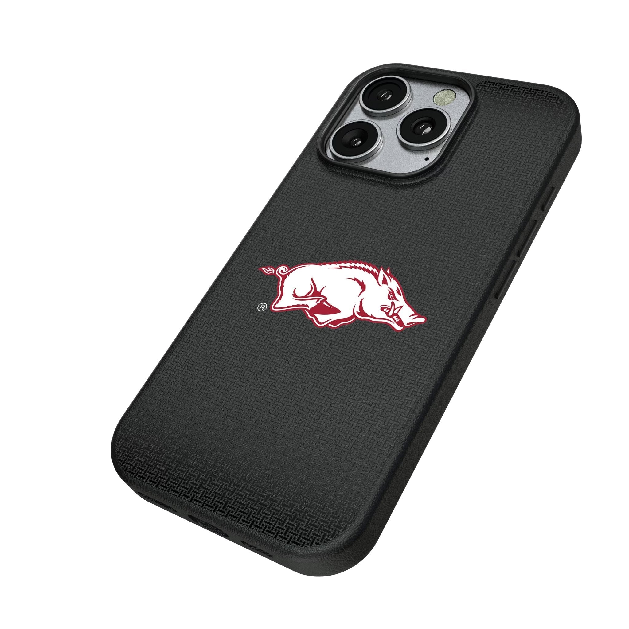 University of Arkansas Fayetteville Razorbacks Linen MagSafe Compatible Phone Case for Apple iPhone