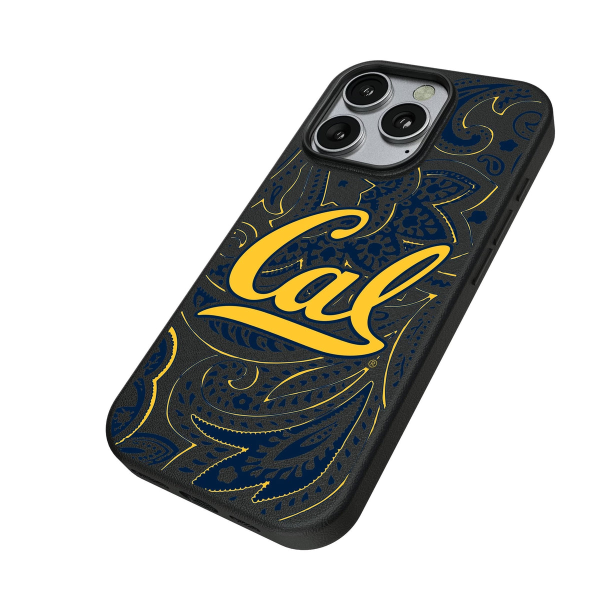 University of California Berkeley Golden Bears Paisley MagSafe Compatible Phone Case for Apple iPhone