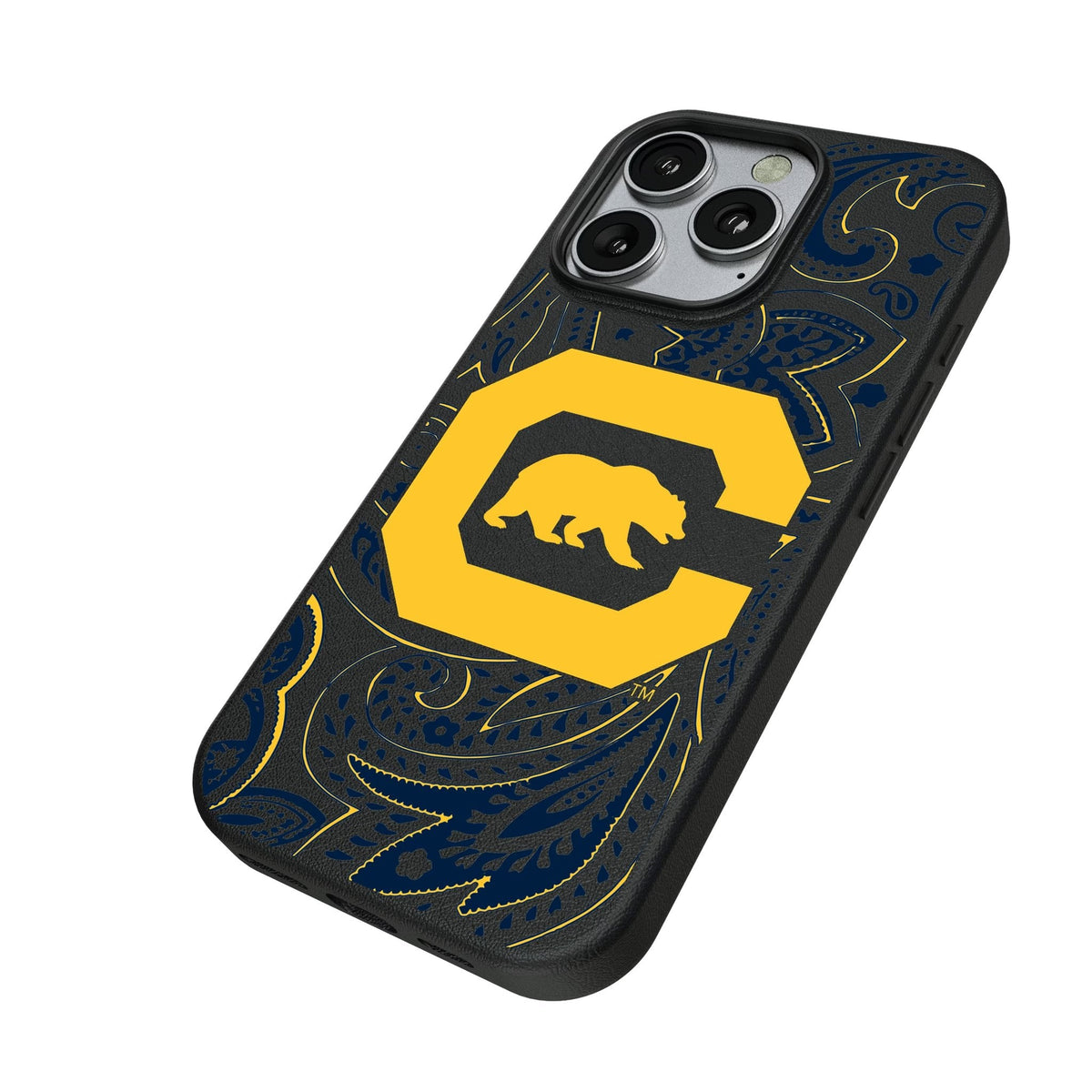 University of California Berkeley Golden Bears Paisley MagSafe Compatible Phone Case for Apple iPhone