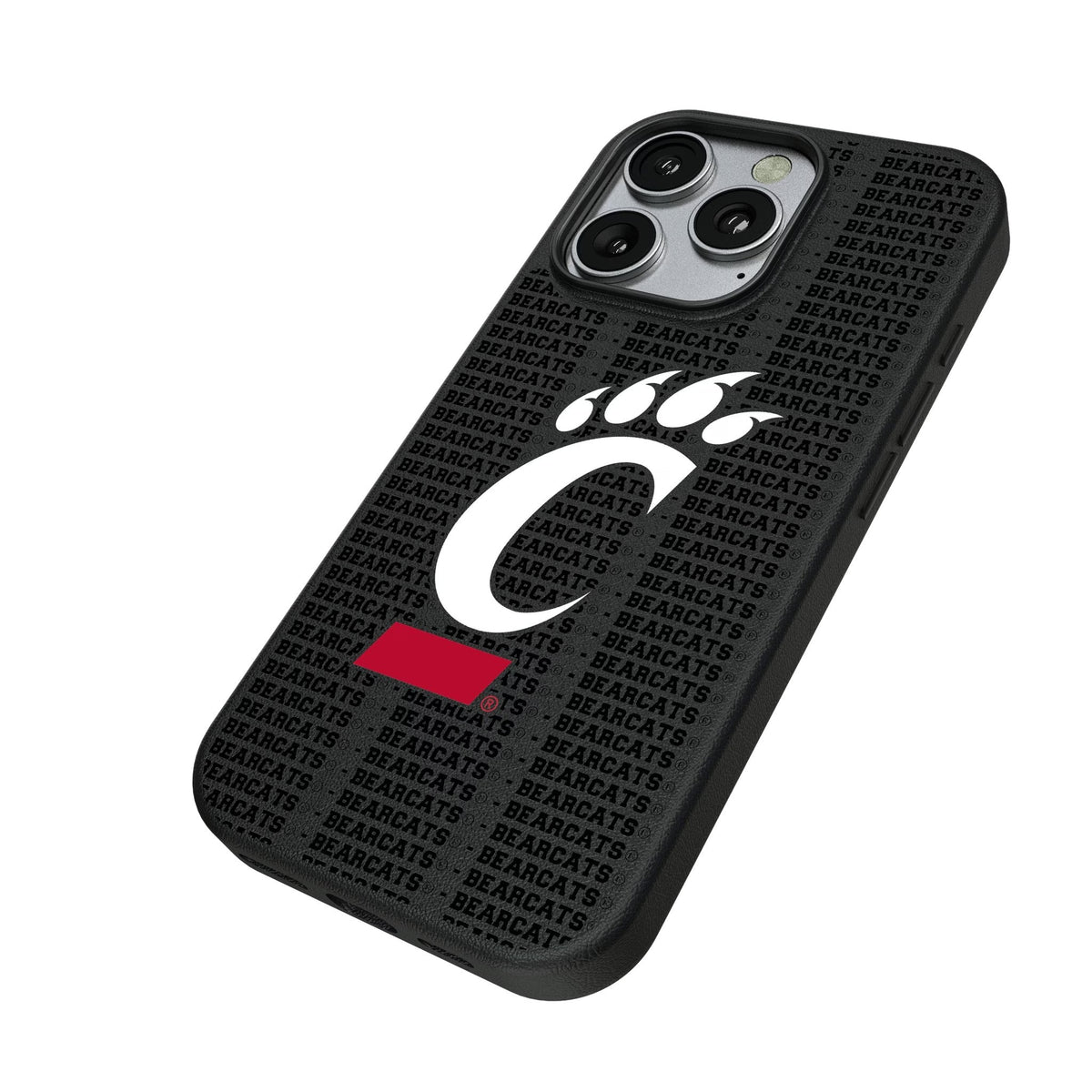 University of Cincinnati Bearcats Text Backdrop MagSafe Compatible Phone Case for Apple iPhone
