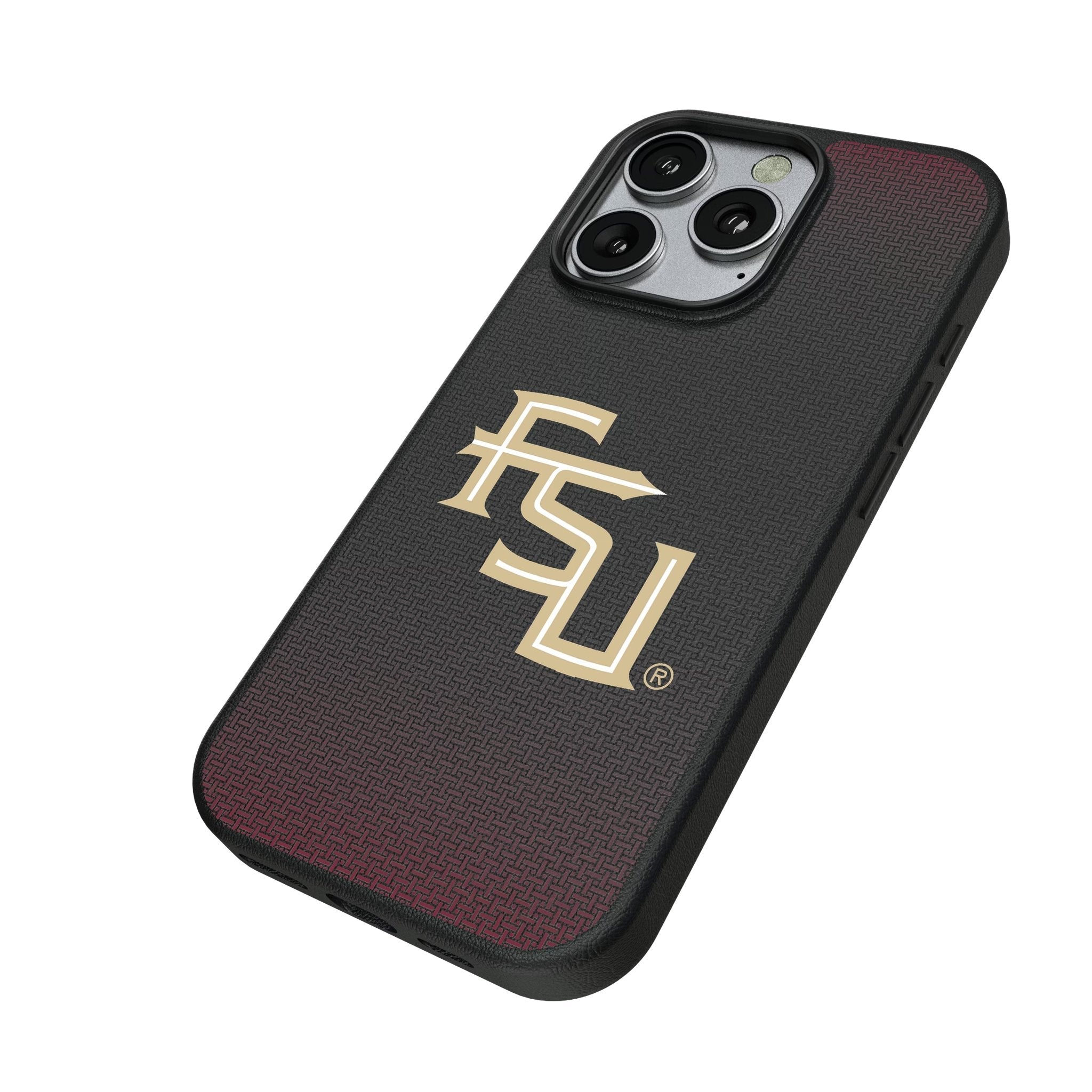 Florida State University Seminoles Athletic Wordmark Linen MagSafe Compatible Phone Case for Apple iPhone