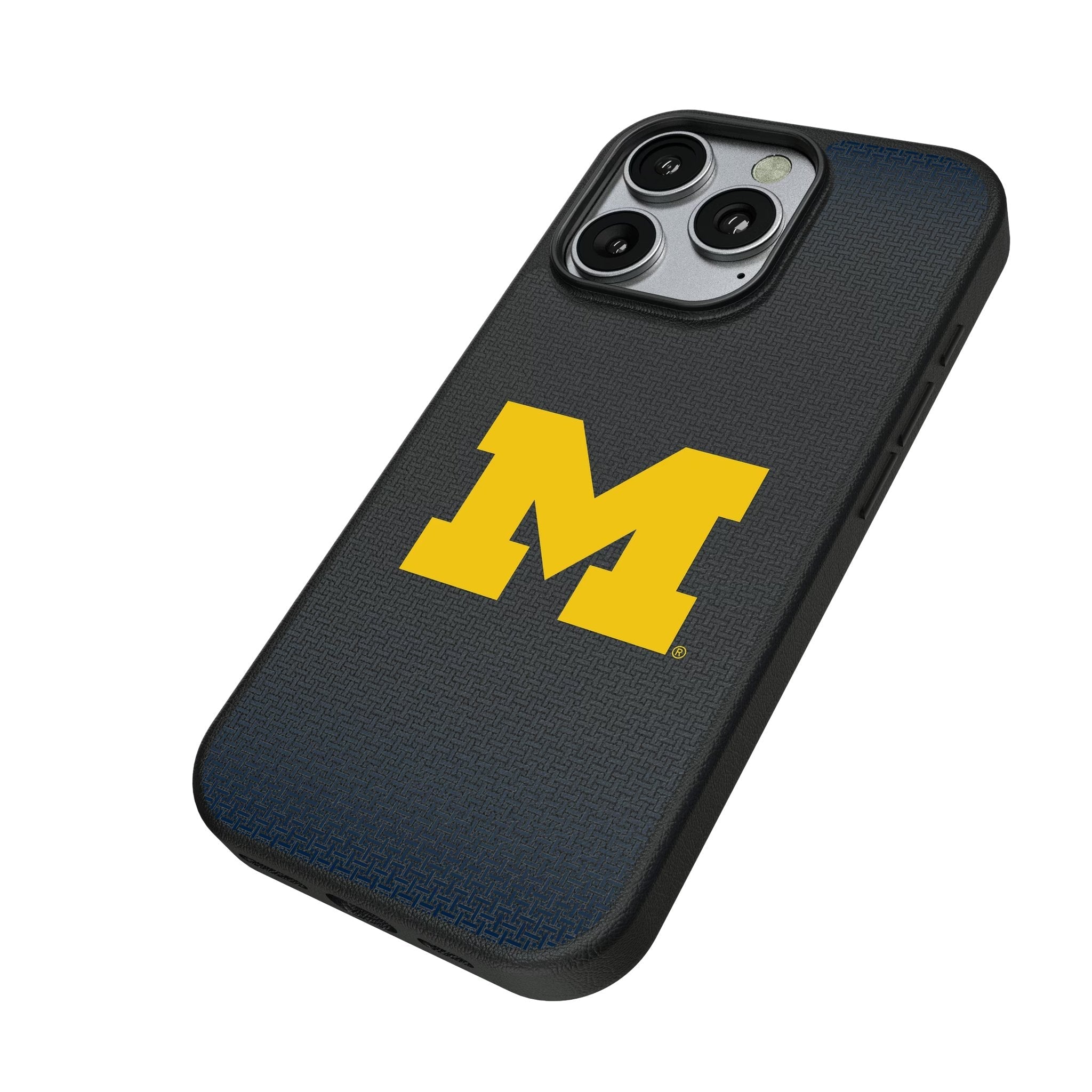 University of Michigan Wolverines Linen MagSafe Compatible Phone Case for Apple iPhone