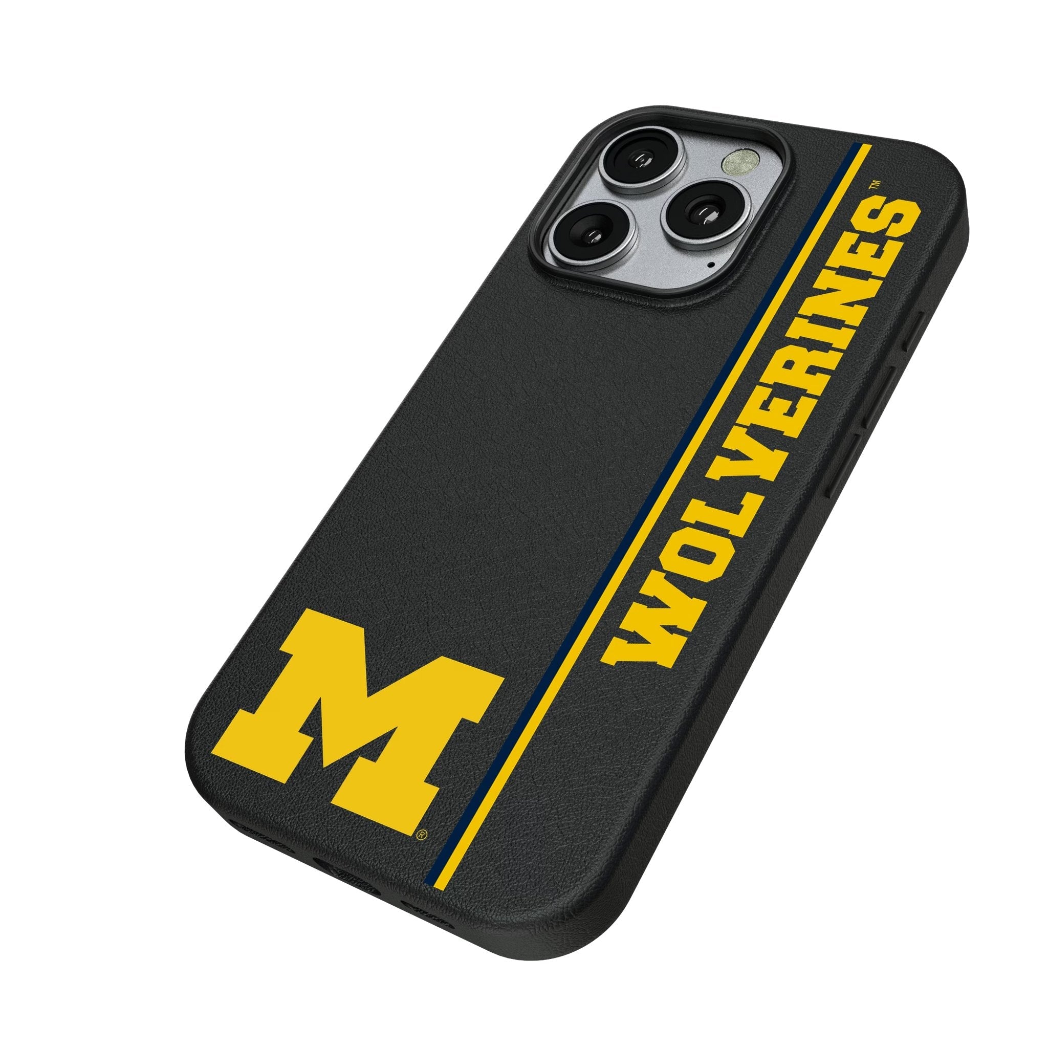 University of Michigan Wolverines Sidebar MagSafe Compatible Phone Case for Apple iPhone