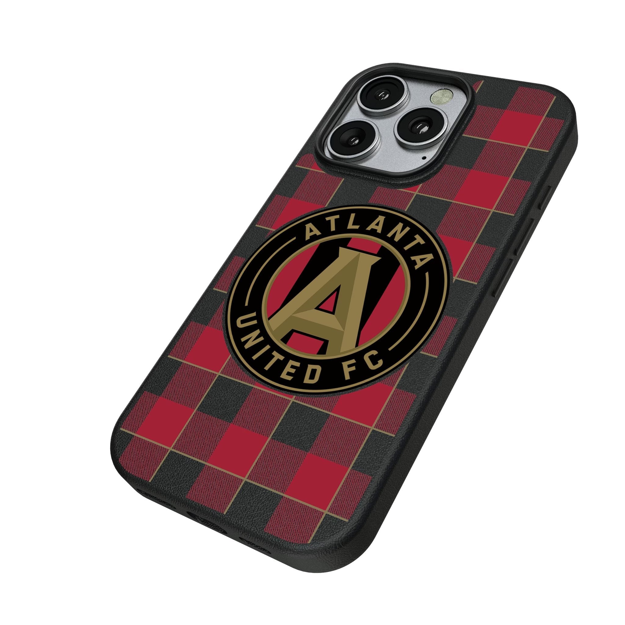 Atlanta United FC Plaid MagSafe Compatible Phone Case for Apple iPhone 2