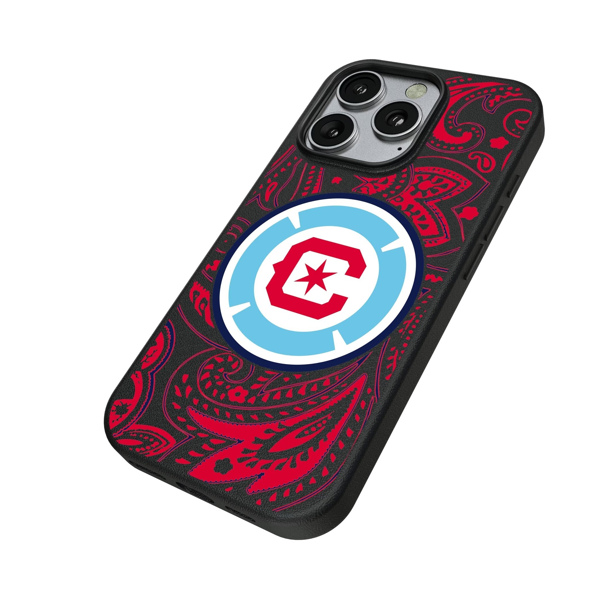 Chicago Fire Paisley MagSafe Compatible Phone Case for Apple iPhone