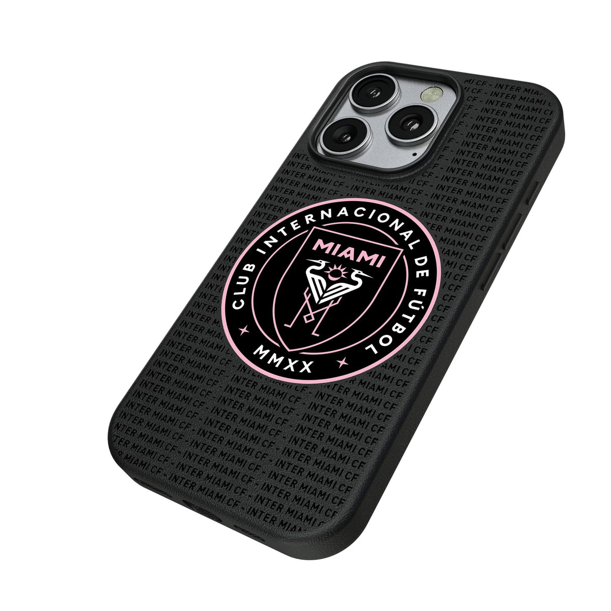 Inter Miami CF Text Backdrop MagSafe Compatible Phone Case for Apple iPhone 2