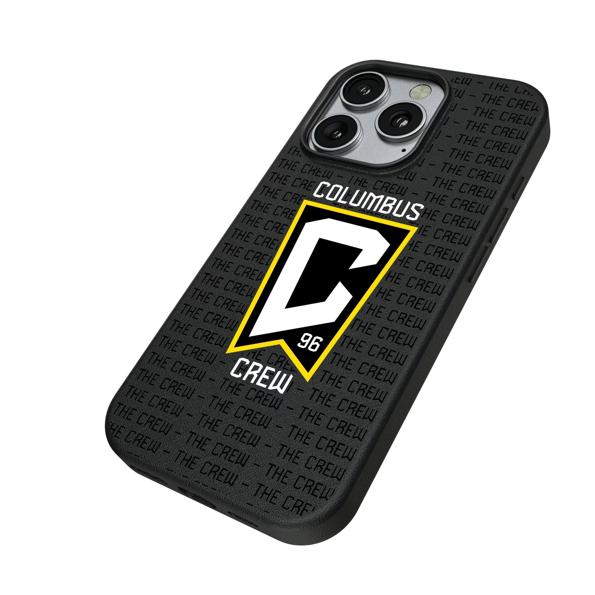 Columbus Crew Text Backdrop MagSafe Compatible Phone Case for Apple iPhone