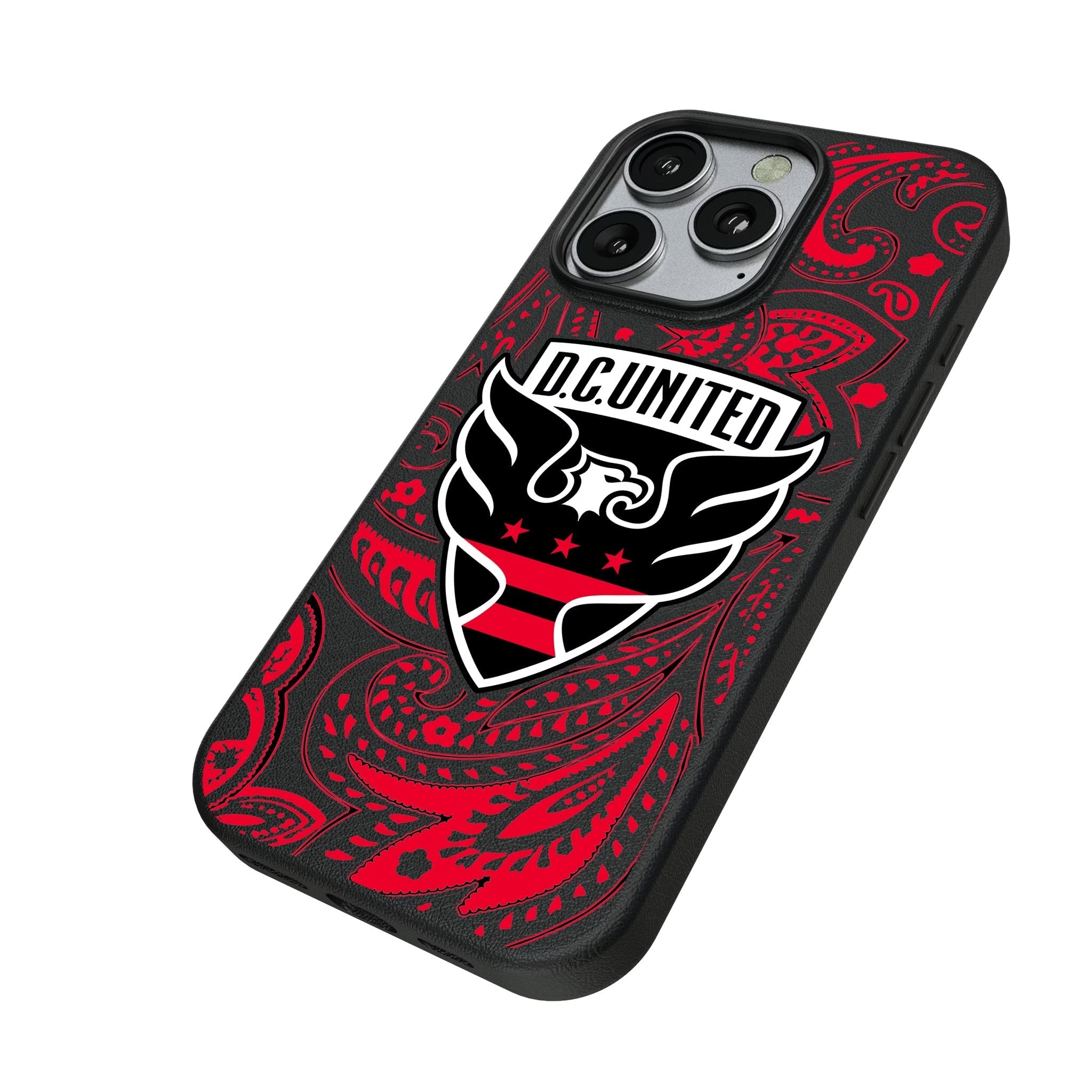 DC United Paisley MagSafe Compatible Phone Case for Apple iPhone