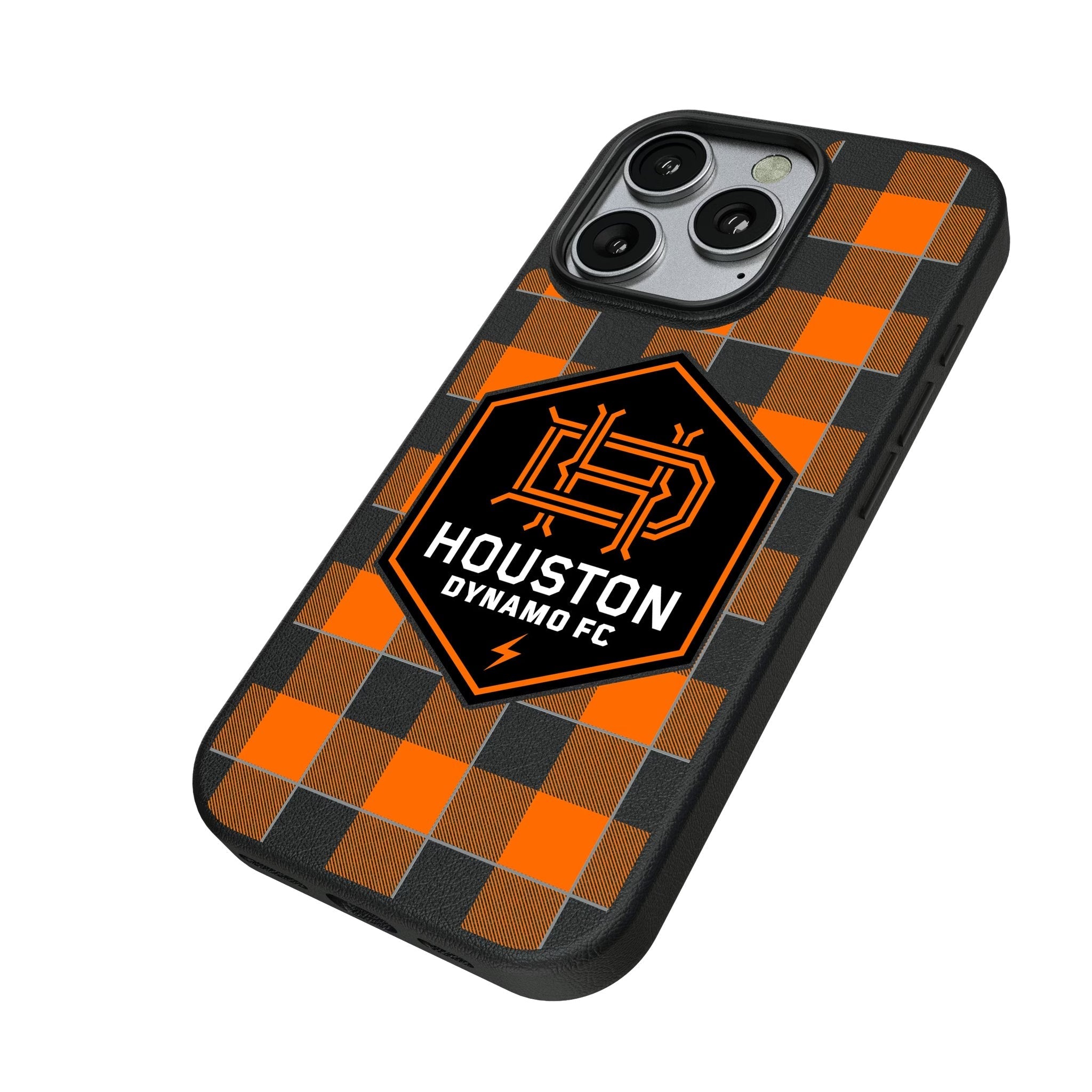 Houston Dynamo Plaid MagSafe Compatible Phone Case for Apple iPhone