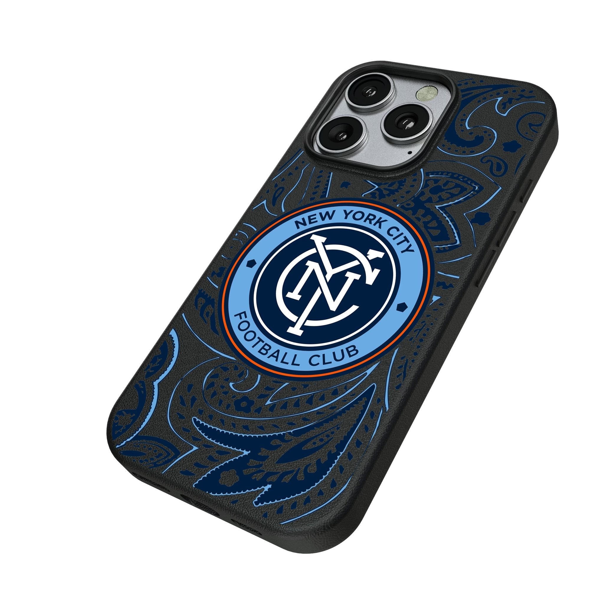 New York City FC Paisley MagSafe Compatible Phone Case for Apple iPhone 2