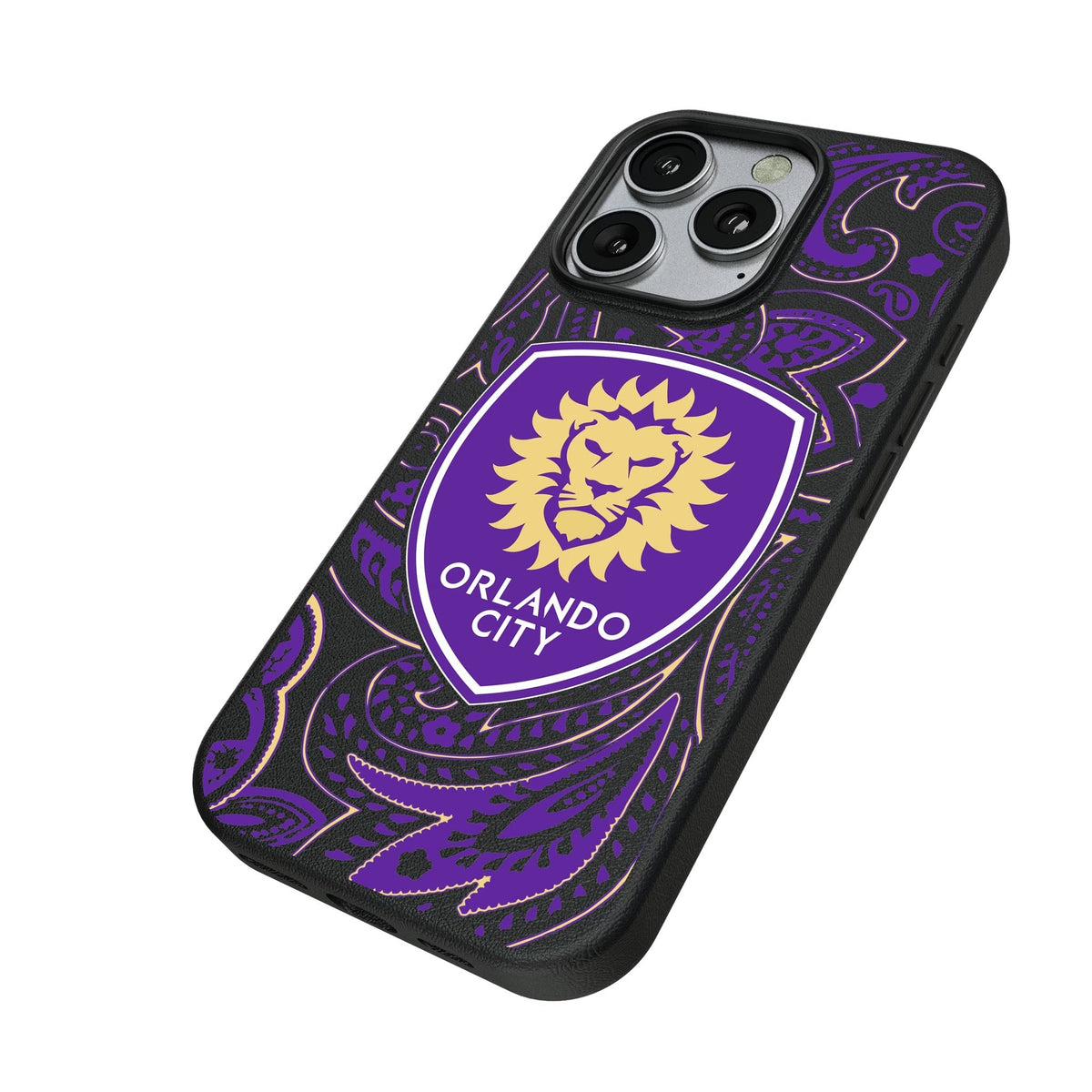 Orlando City Soccer Club Paisley MagSafe Compatible Phone Case for Apple iPhone