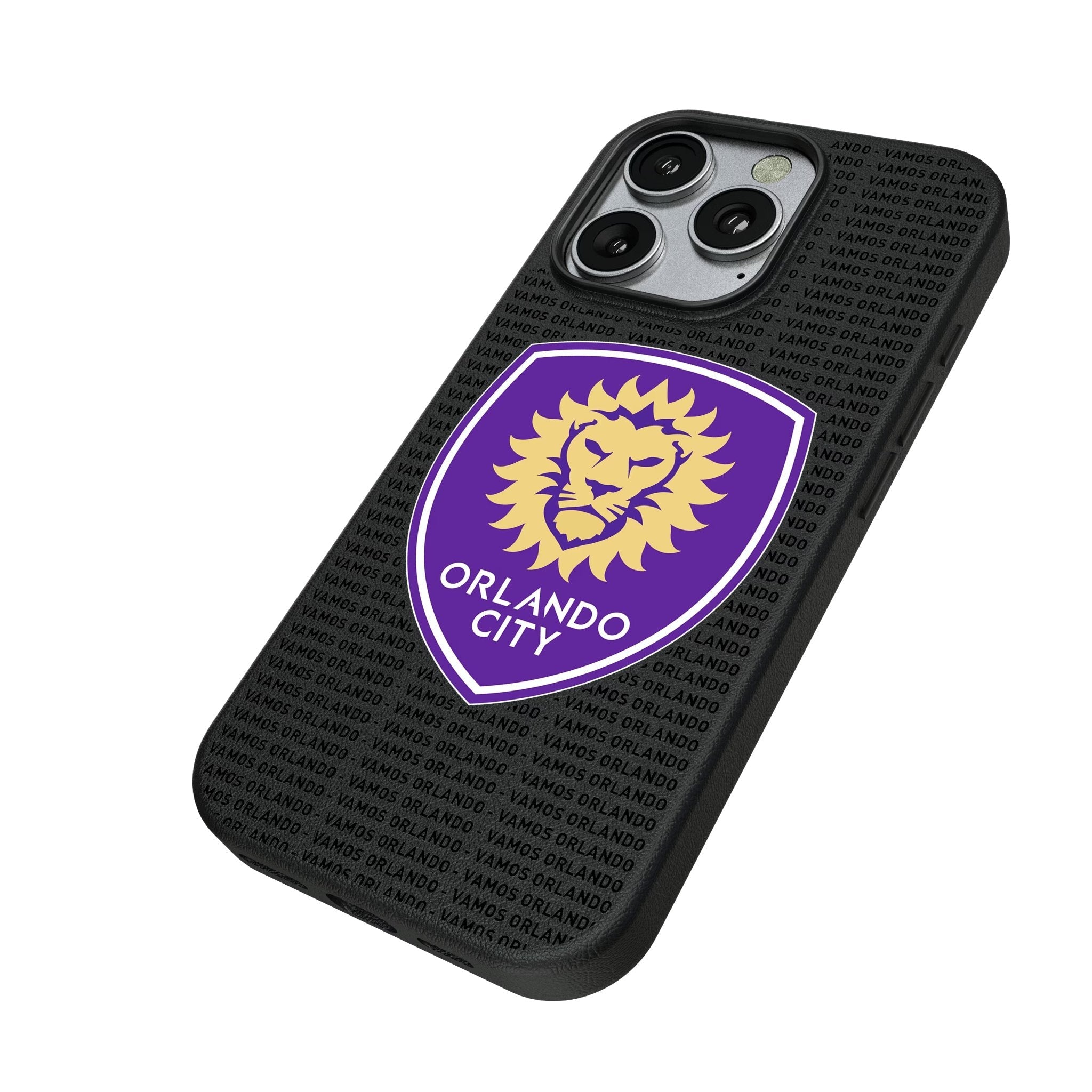 Orlando City Soccer Club Text Backdrop MagSafe Compatible Phone Case for Apple iPhone
