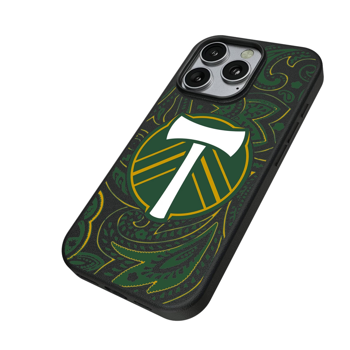 Portland Timbers Paisley MagSafe Compatible Phone Case for Apple iPhone