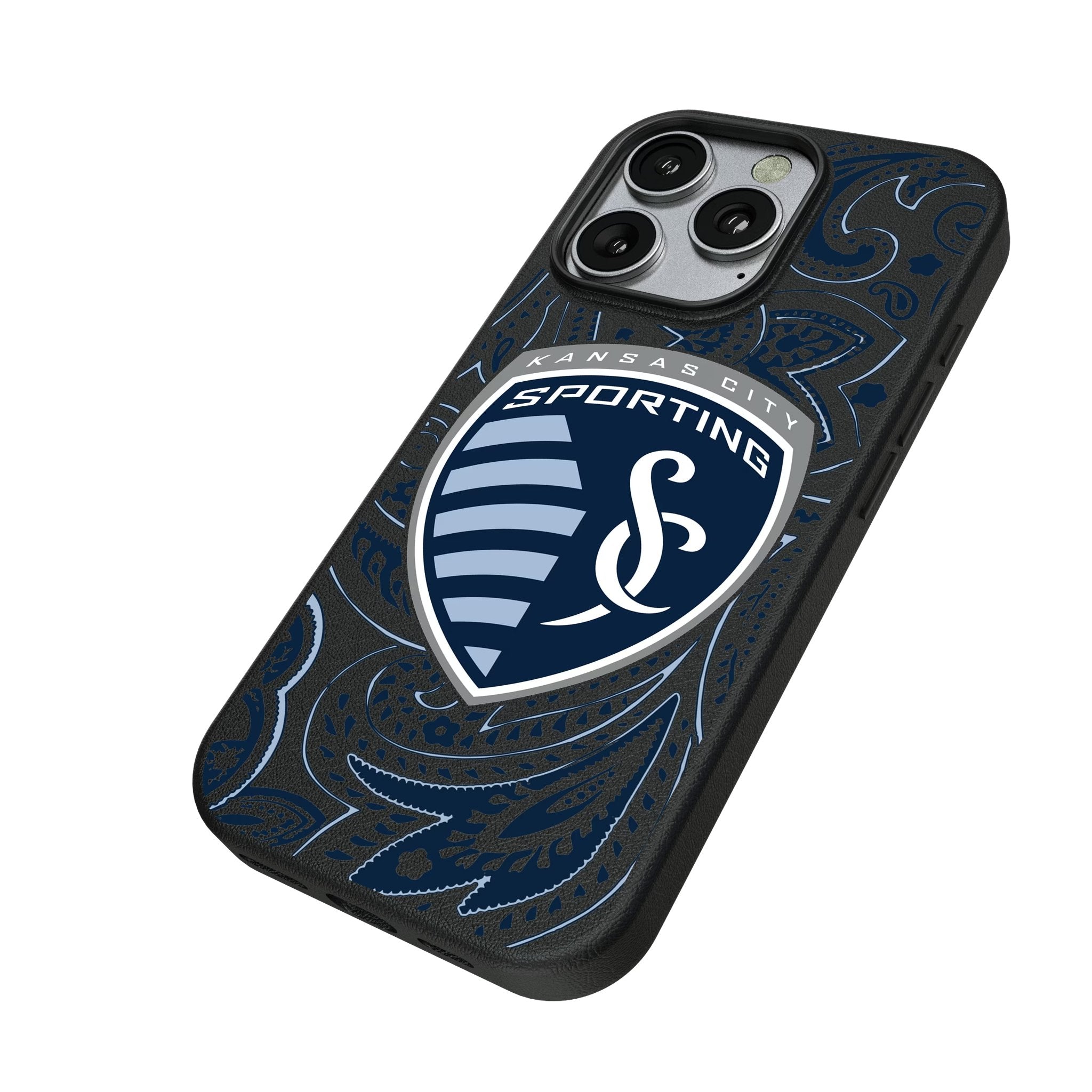 Sporting Kansas City Paisley MagSafe Compatible Phone Case for Apple iPhone