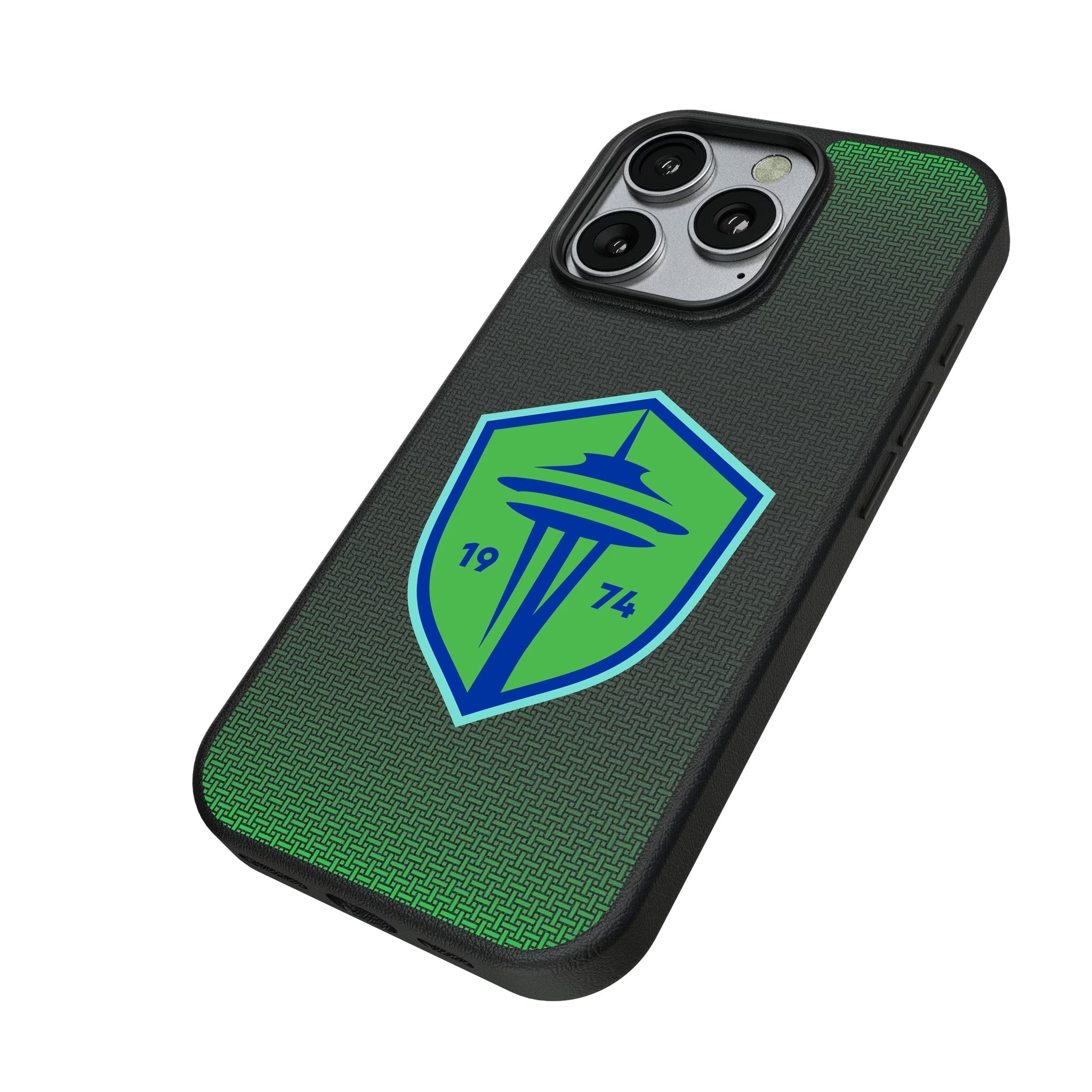 Seattle Sounders FC Linen MagSafe Compatible Phone Case for Apple iPhone