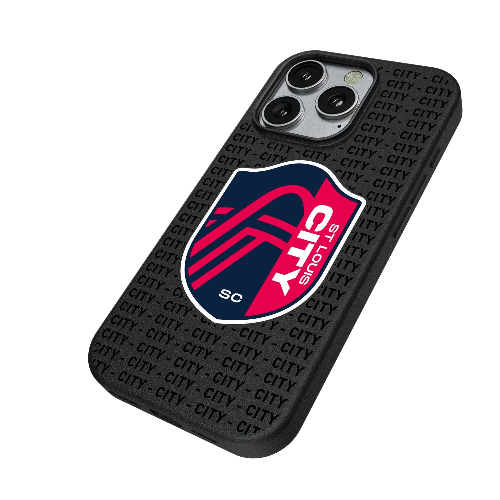 St. Louis CITY SC Text Backdrop MagSafe Compatible Phone Case for Apple iPhone
