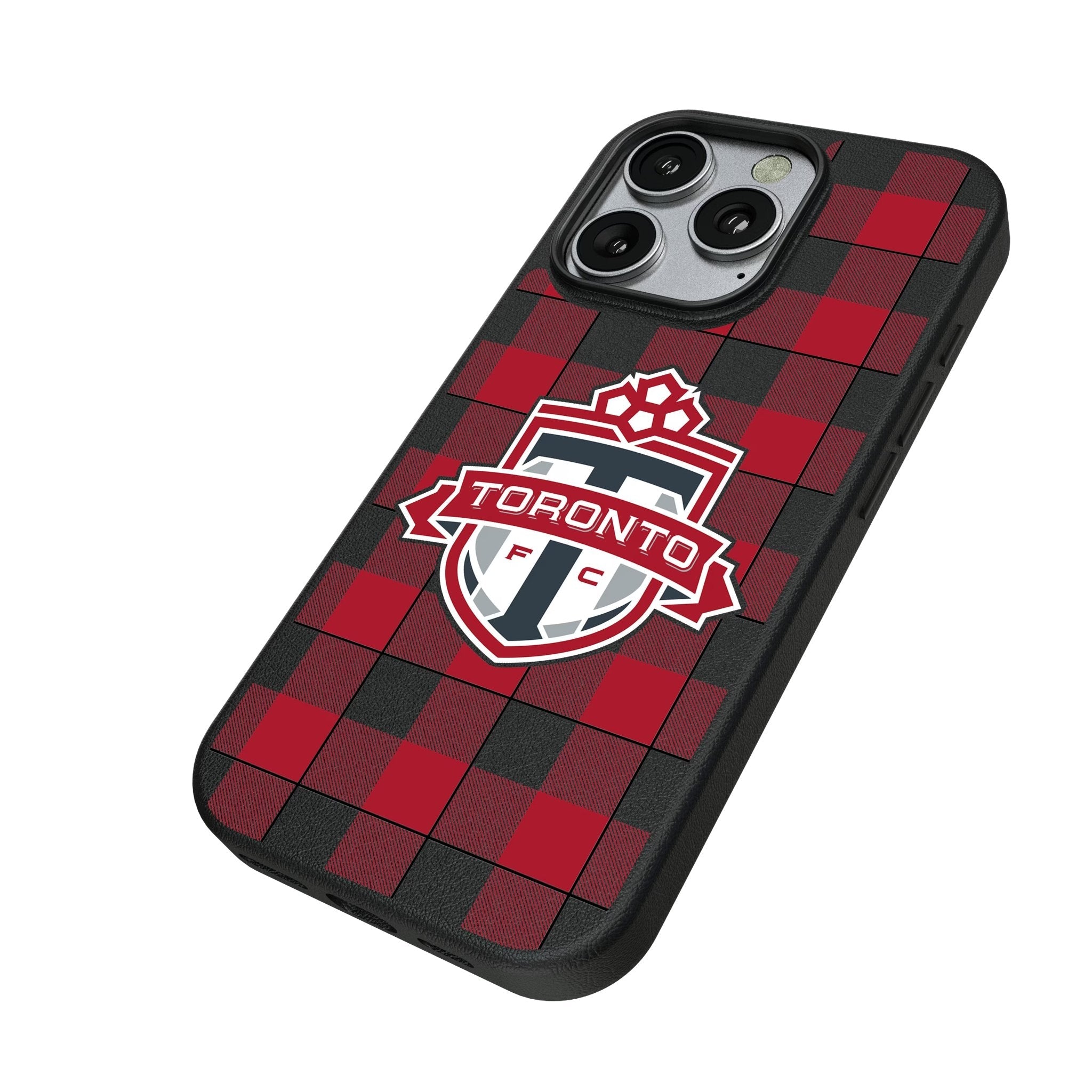 Toronto FC Plaid MagSafe Compatible Phone Case for Apple iPhone