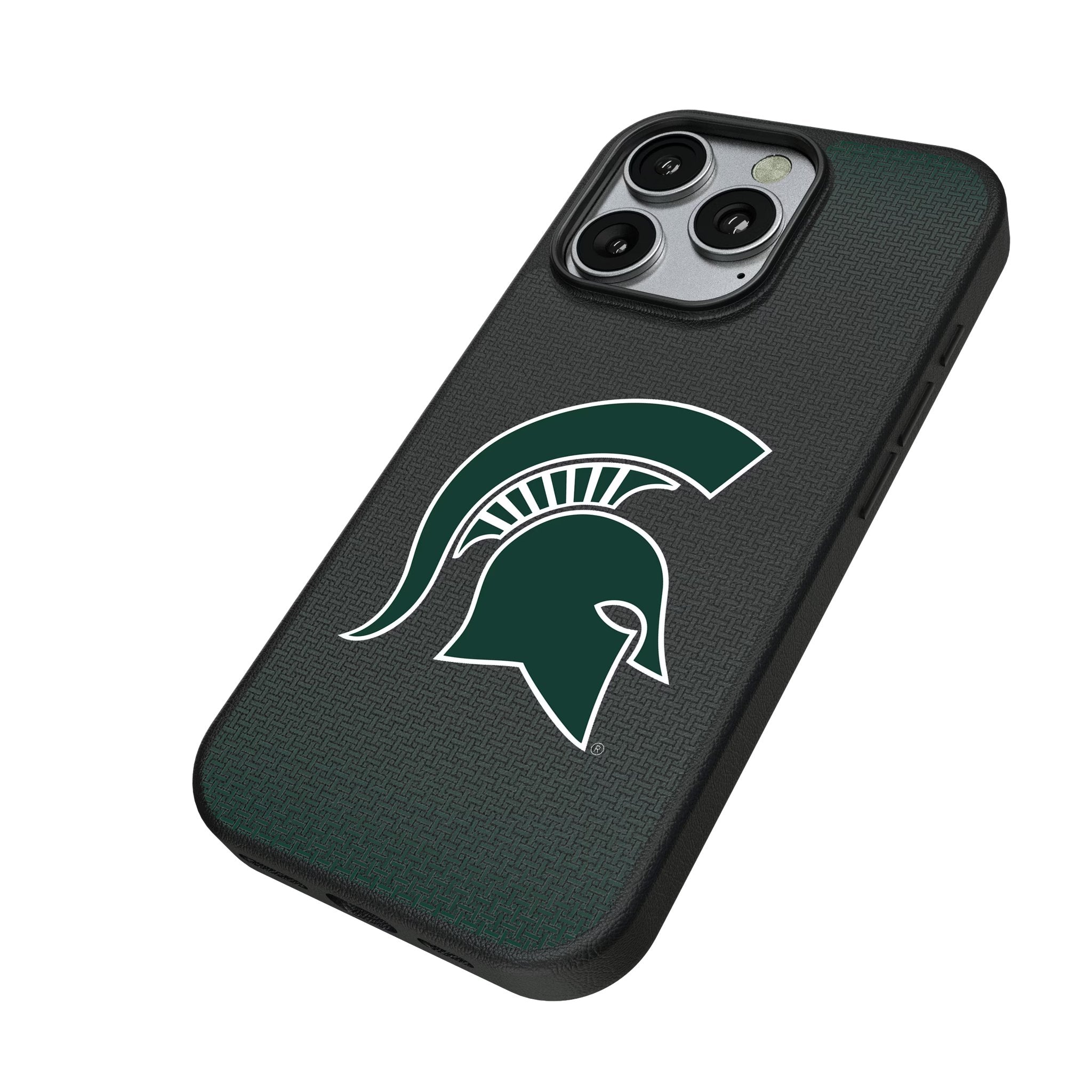Michigan State University Spartans Linen MagSafe Compatible Phone Case for Apple iPhone