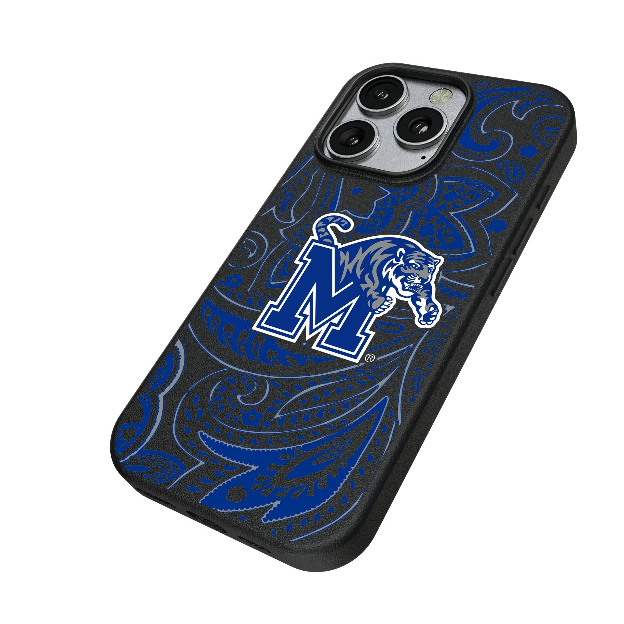 University of Memphis Tigers Paisley MagSafe Compatible Phone Case for Apple iPhone