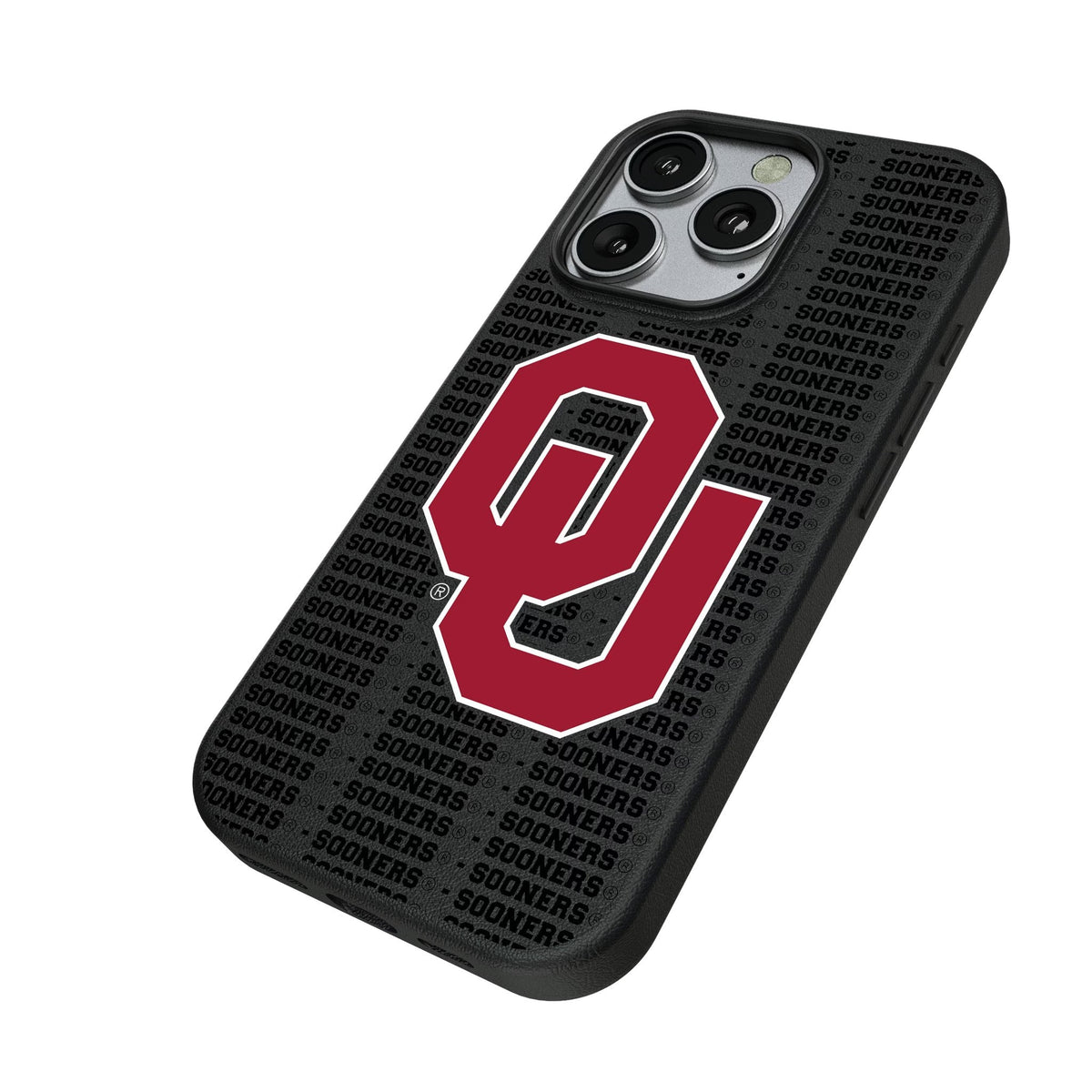 University of Oklahoma Sooners Text Backdrop MagSafe Compatible Phone Case for Apple iPhone