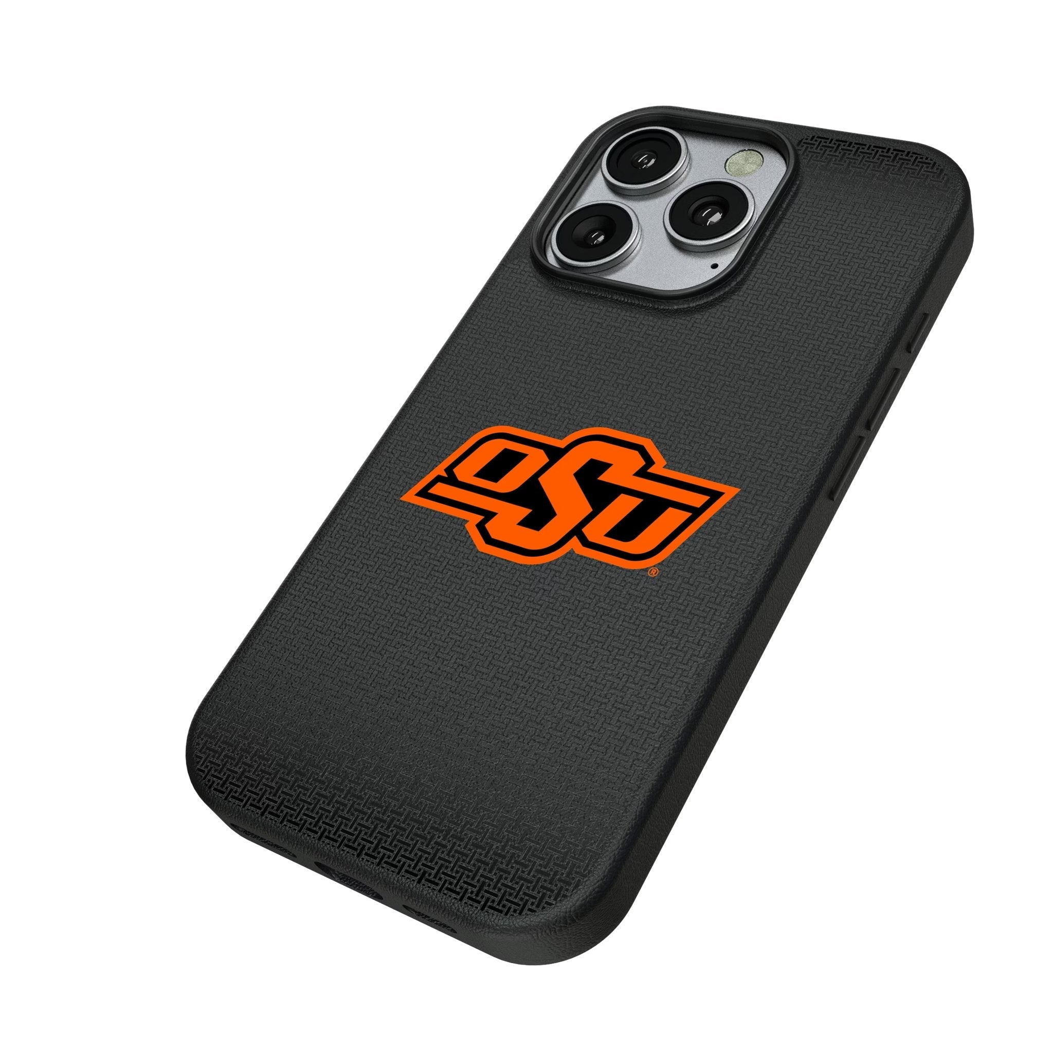 Oklahoma State University Cowboys Linen MagSafe Compatible Phone Case for Apple iPhone 2
