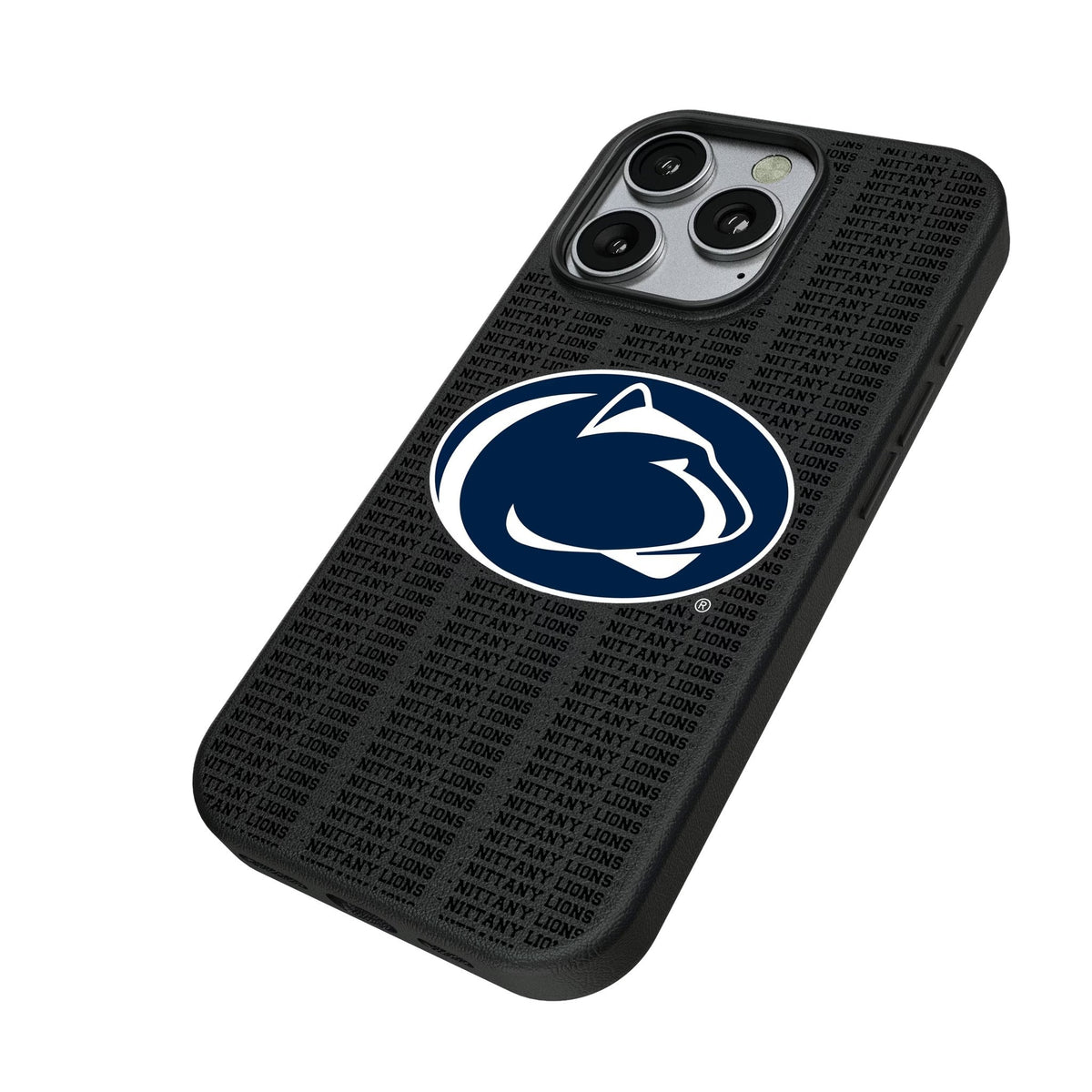 Pennsylvania State University Nittany Lions Text Backdrop MagSafe Compatible Phone Case for Apple iPhone 2