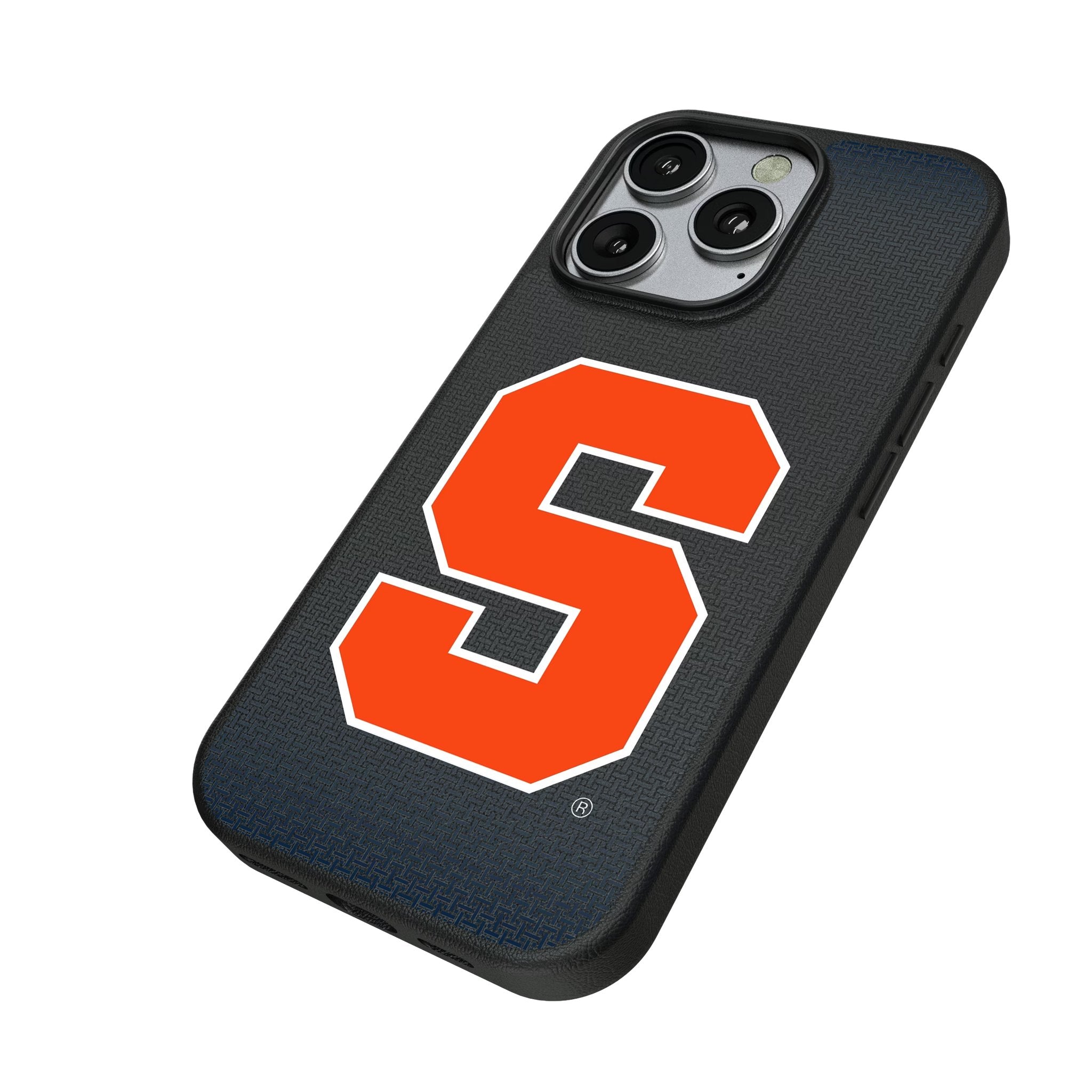 Syracuse University Orange Linen MagSafe Compatible Phone Case for Apple iPhone 2