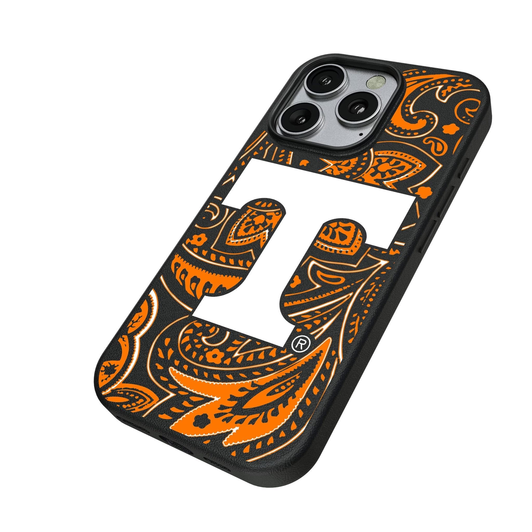 University of Tennessee Volunteers Paisley MagSafe Compatible Phone Case for Apple iPhone 2