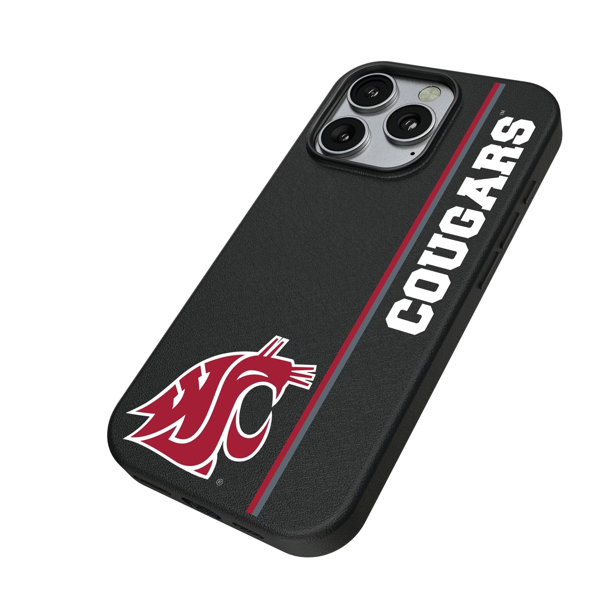 Washington State University Cougars Sidebar MagSafe Compatible Phone Case for Apple iPhone