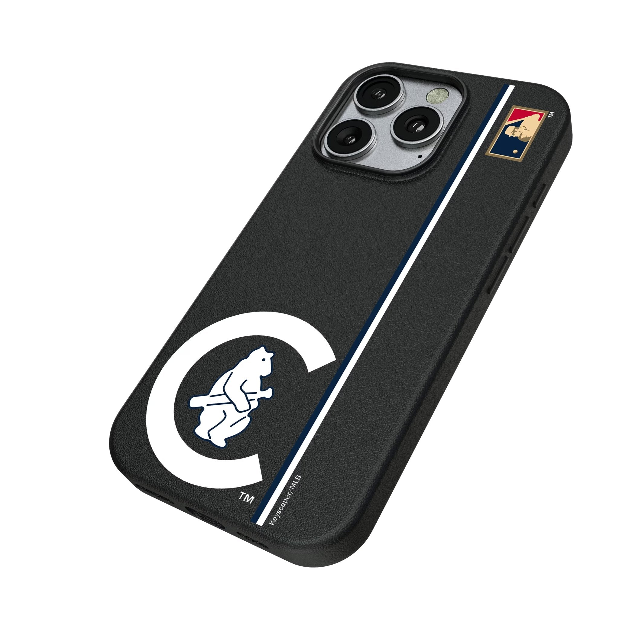 Chicago Cubs 1911-1912 - Cooperstown Collection Sidebar MagSafe Compatible Phone Case for Apple iPhone 2