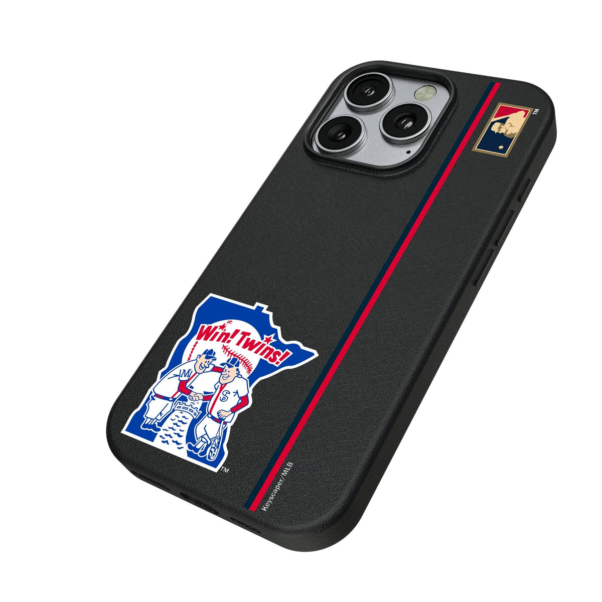 Minnesota Twins 1976-1986 - Cooperstown Collection Sidebar MagSafe Compatible Phone Case for Apple iPhone 2