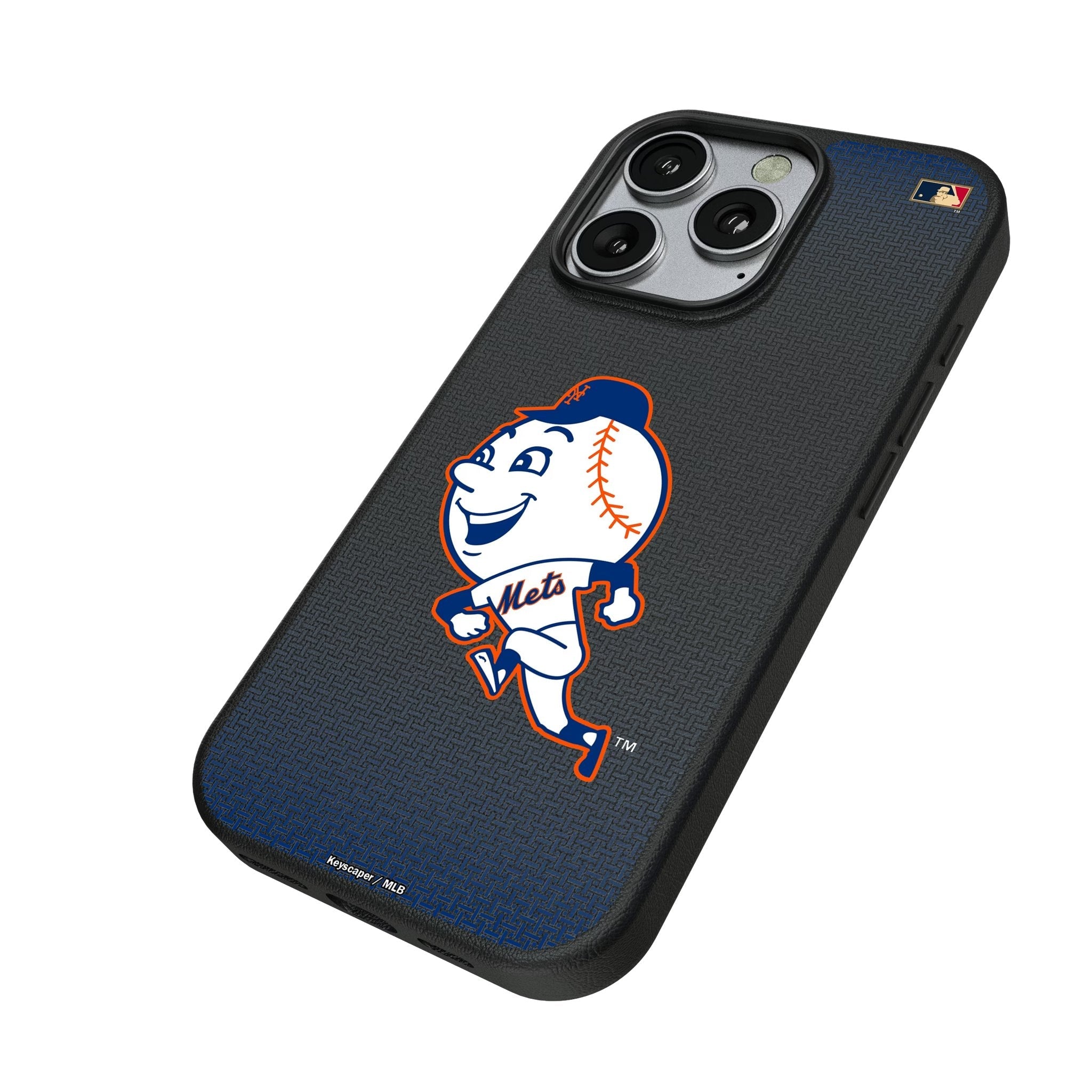New York Mets 2014 - Cooperstown Collection Linen MagSafe Compatible Phone Case for Apple iPhone 2