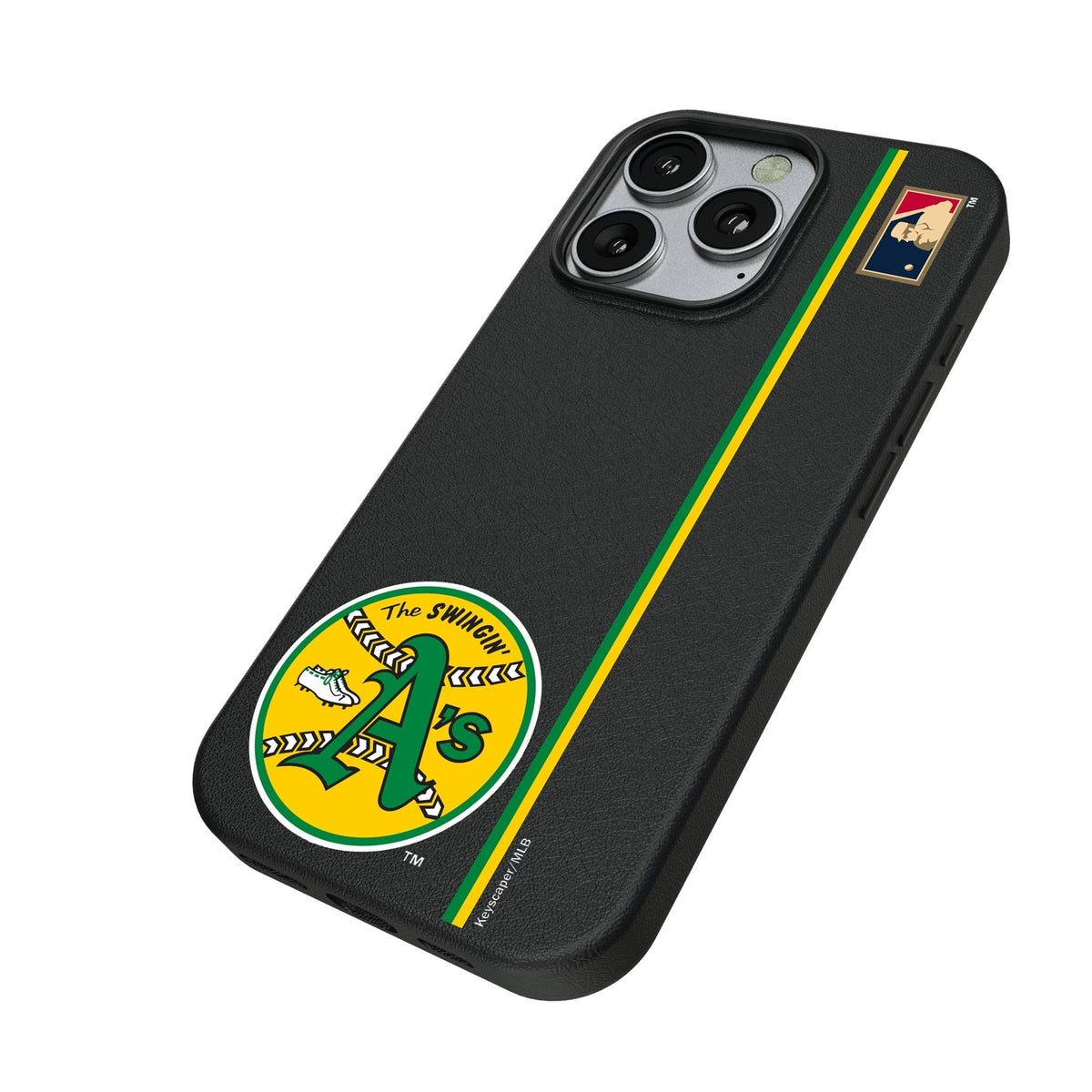 Oakland As 1971-1981 - Cooperstown Collection Sidebar MagSafe Compatible Phone Case for Apple iPhone 2
