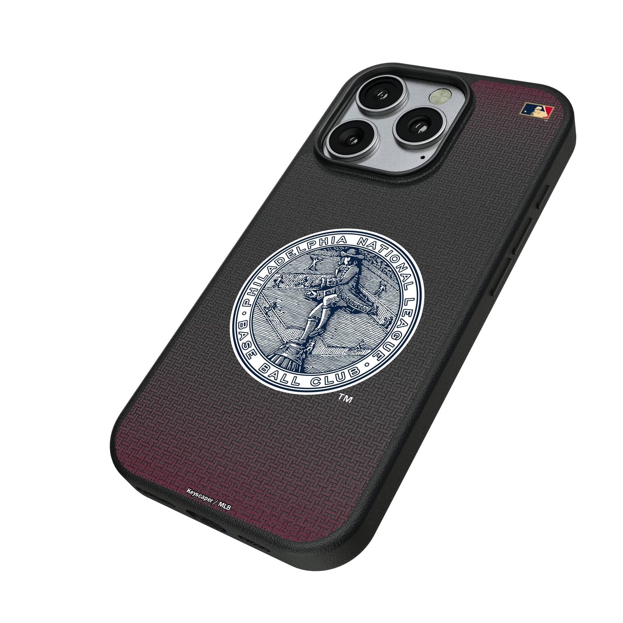 Philadelphia Phillies 1915-1943 - Cooperstown Collection Linen MagSafe Compatible Phone Case for Apple iPhone