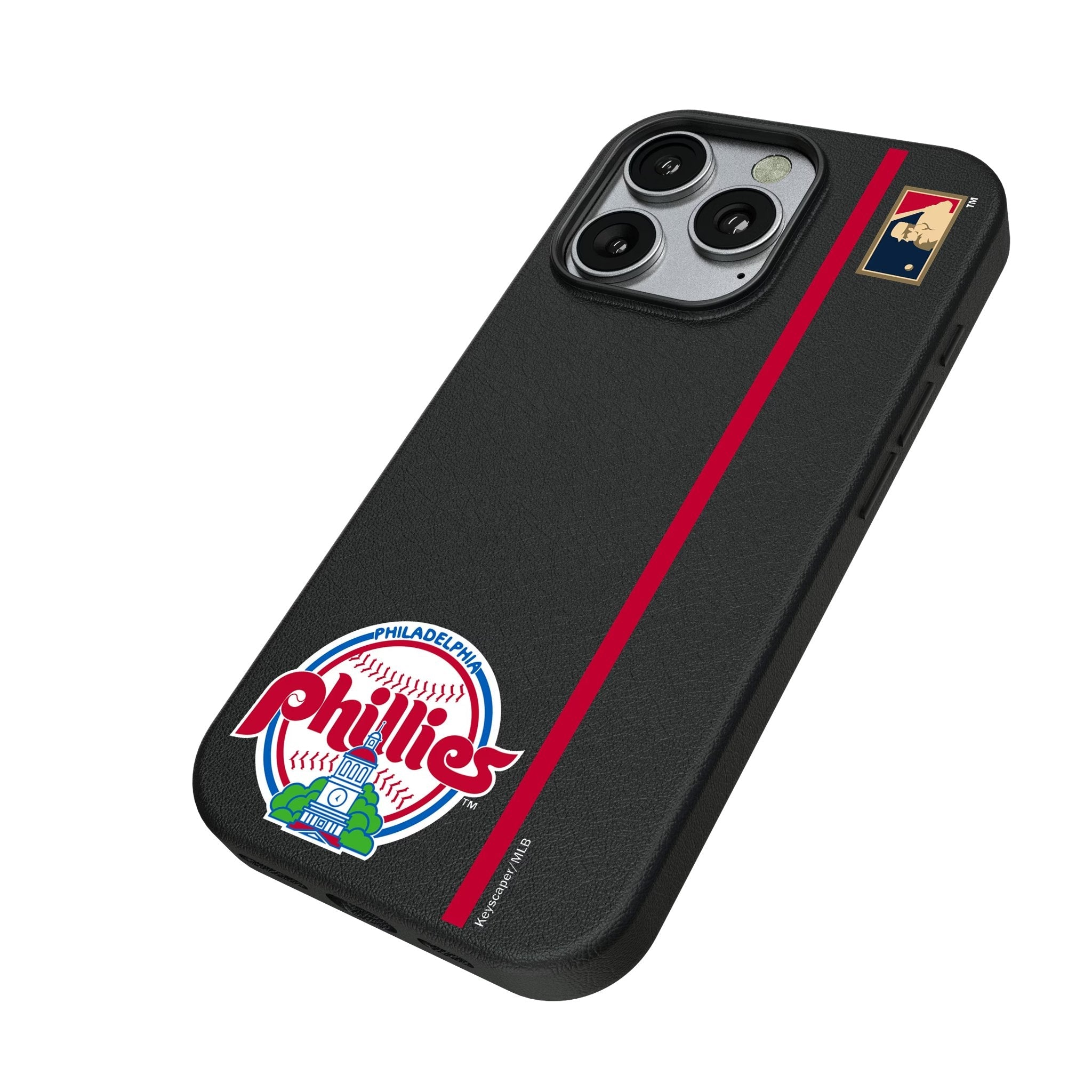 Philadelphia Phillies 1984-1991 - Cooperstown Collection Sidebar MagSafe Compatible Phone Case for Apple iPhone