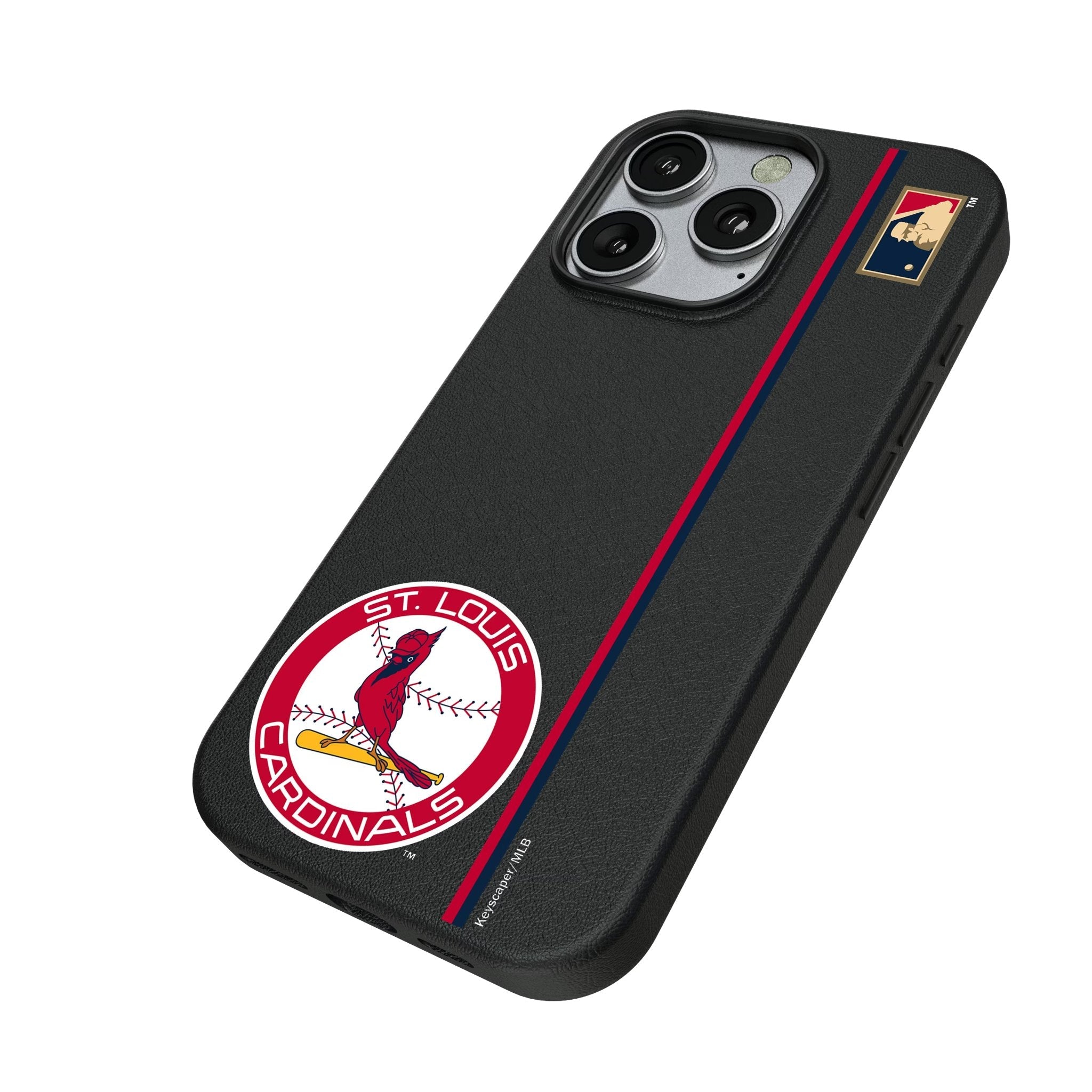 St Louis Cardinals 1966-1997 - Cooperstown Collection Sidebar MagSafe Compatible Phone Case for Apple iPhone