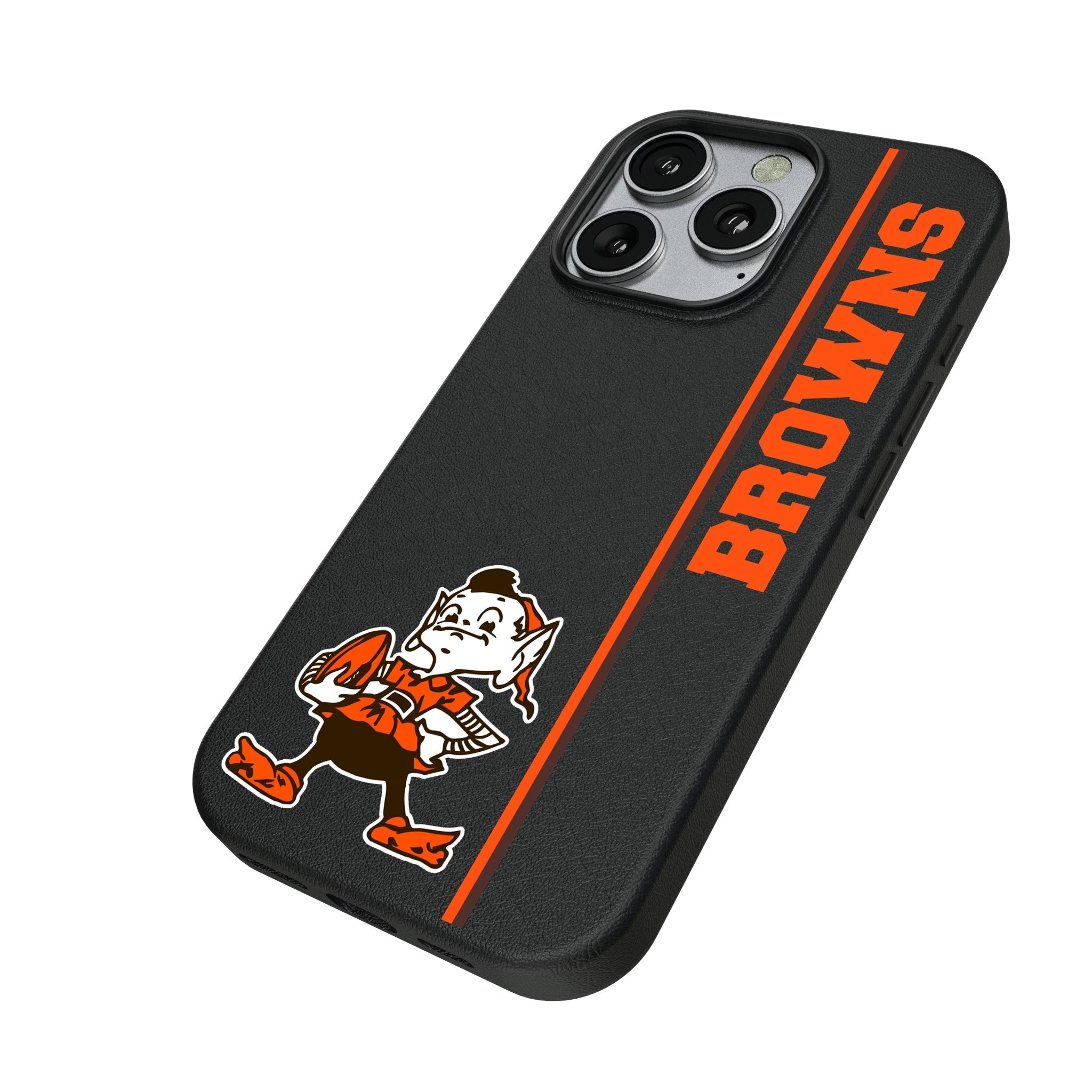 Cleveland Browns Historic Collection Sidebar MagSafe Compatible Phone Case for Apple iPhone 2