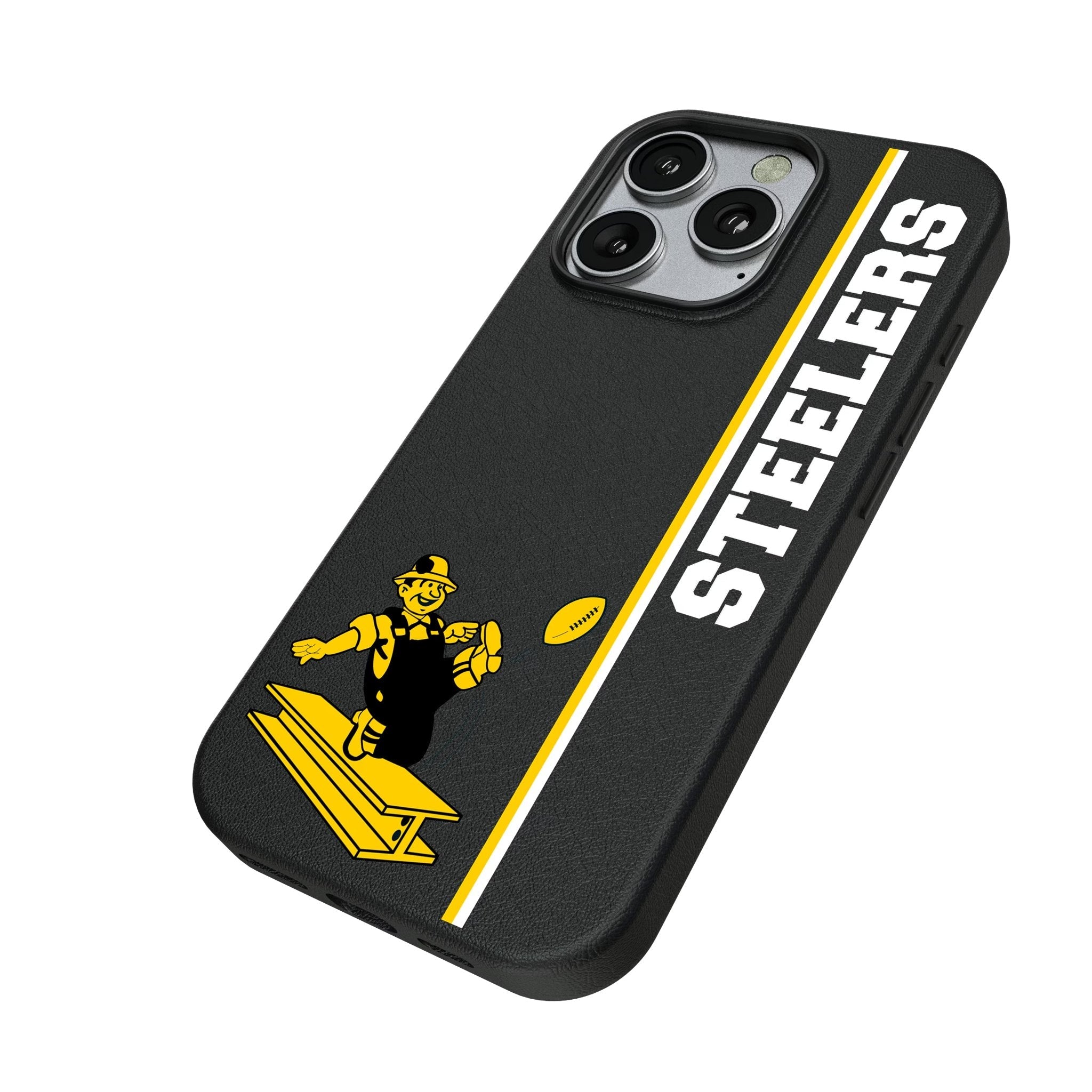 Pittsburgh Steelers 1961 Historic Collection Sidebar MagSafe Compatible Phone Case for Apple iPhone 2