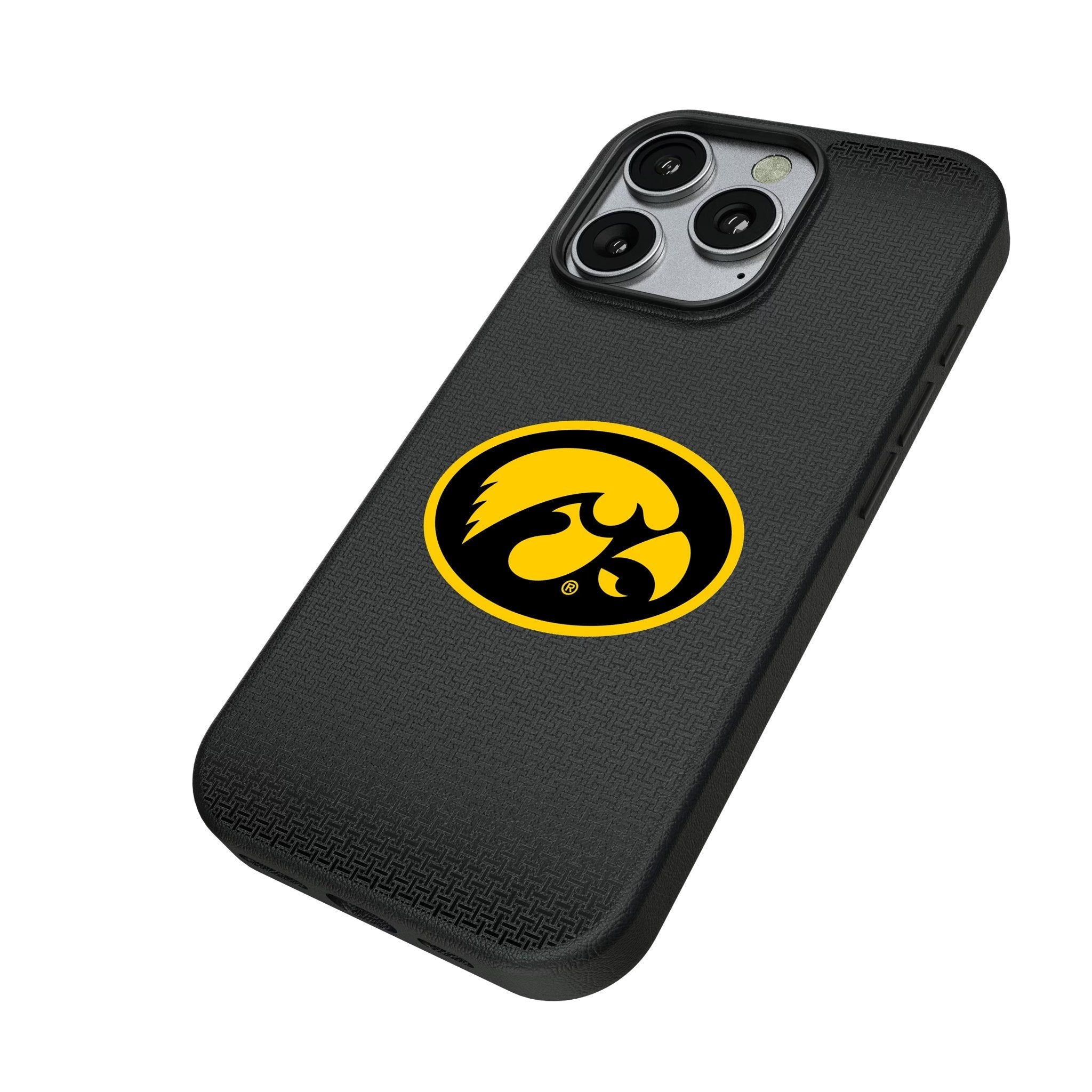 University of Iowa Hawkeyes Linen MagSafe Compatible Phone Case for Apple iPhone 2
