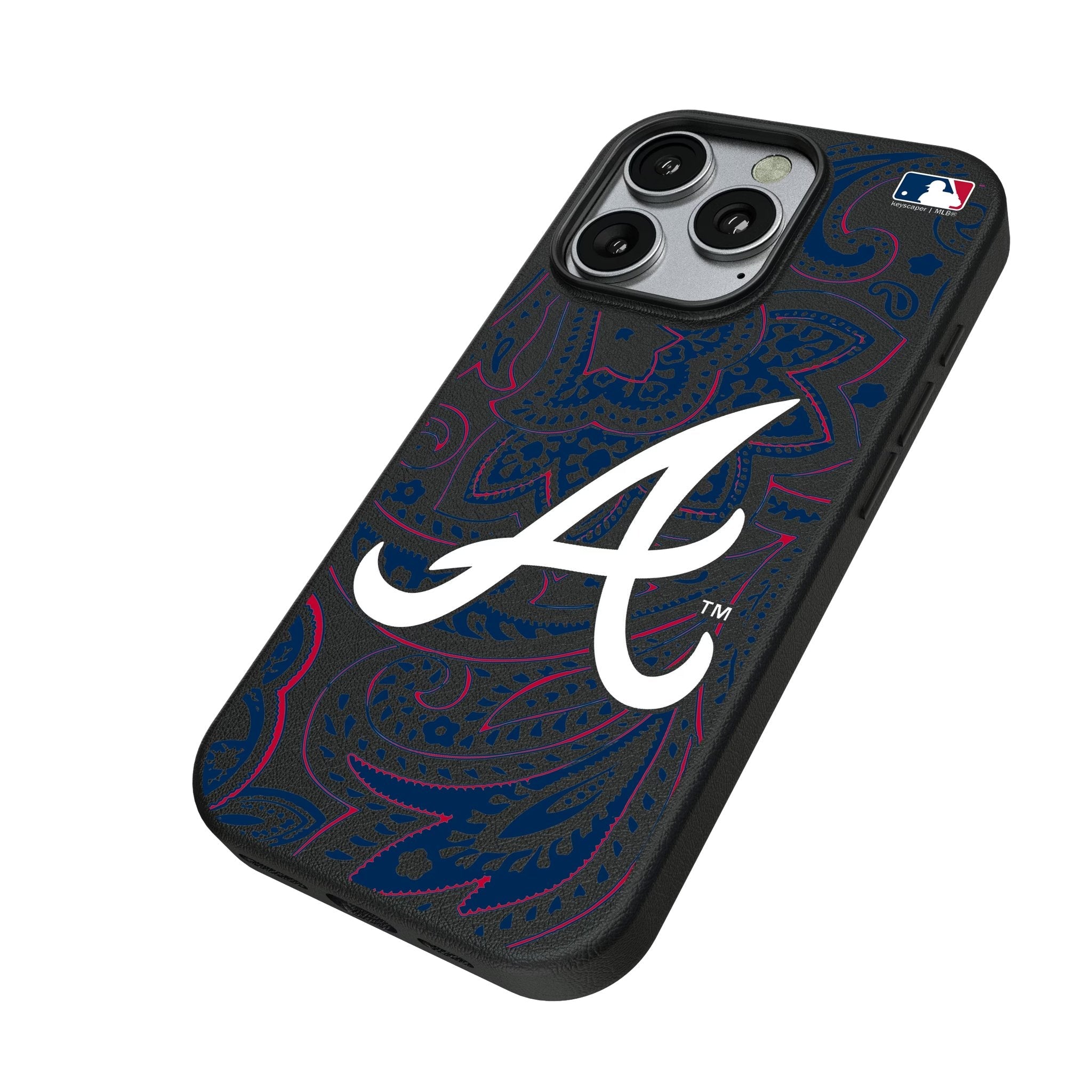 Atlanta Braves Paisley MagSafe Compatible Phone Case for Apple iPhone 2