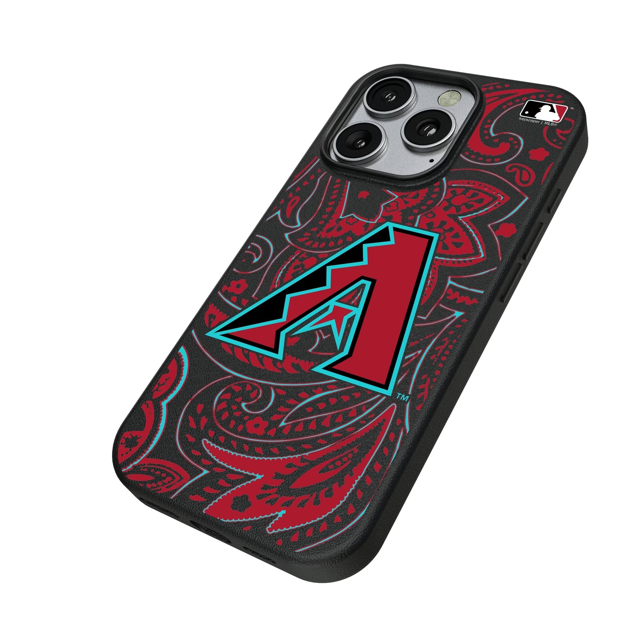 Arizona Diamondbacks Paisley MagSafe Compatible Phone Case for Apple iPhone