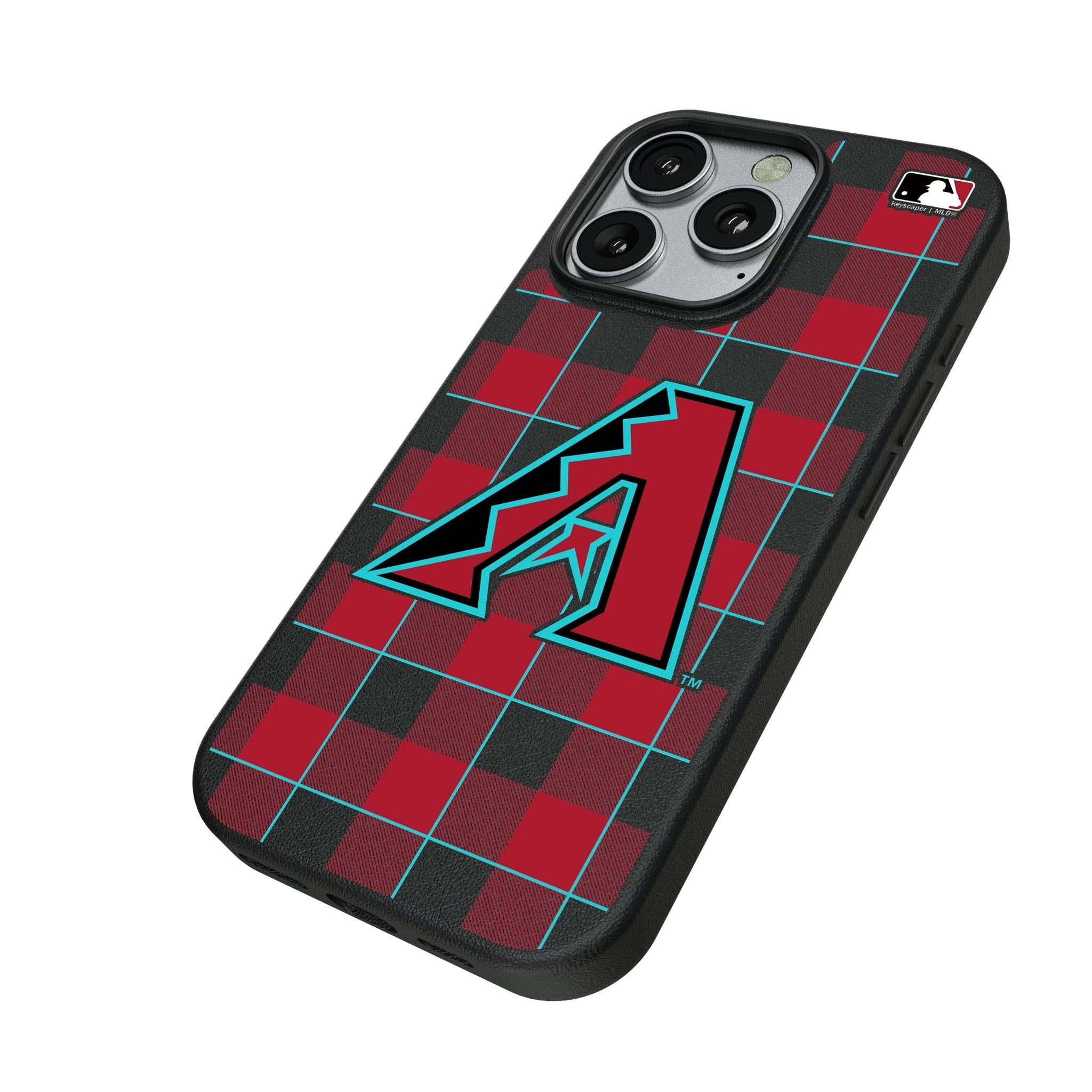 Arizona Diamondbacks Plaid MagSafe Compatible Phone Case for Apple iPhone