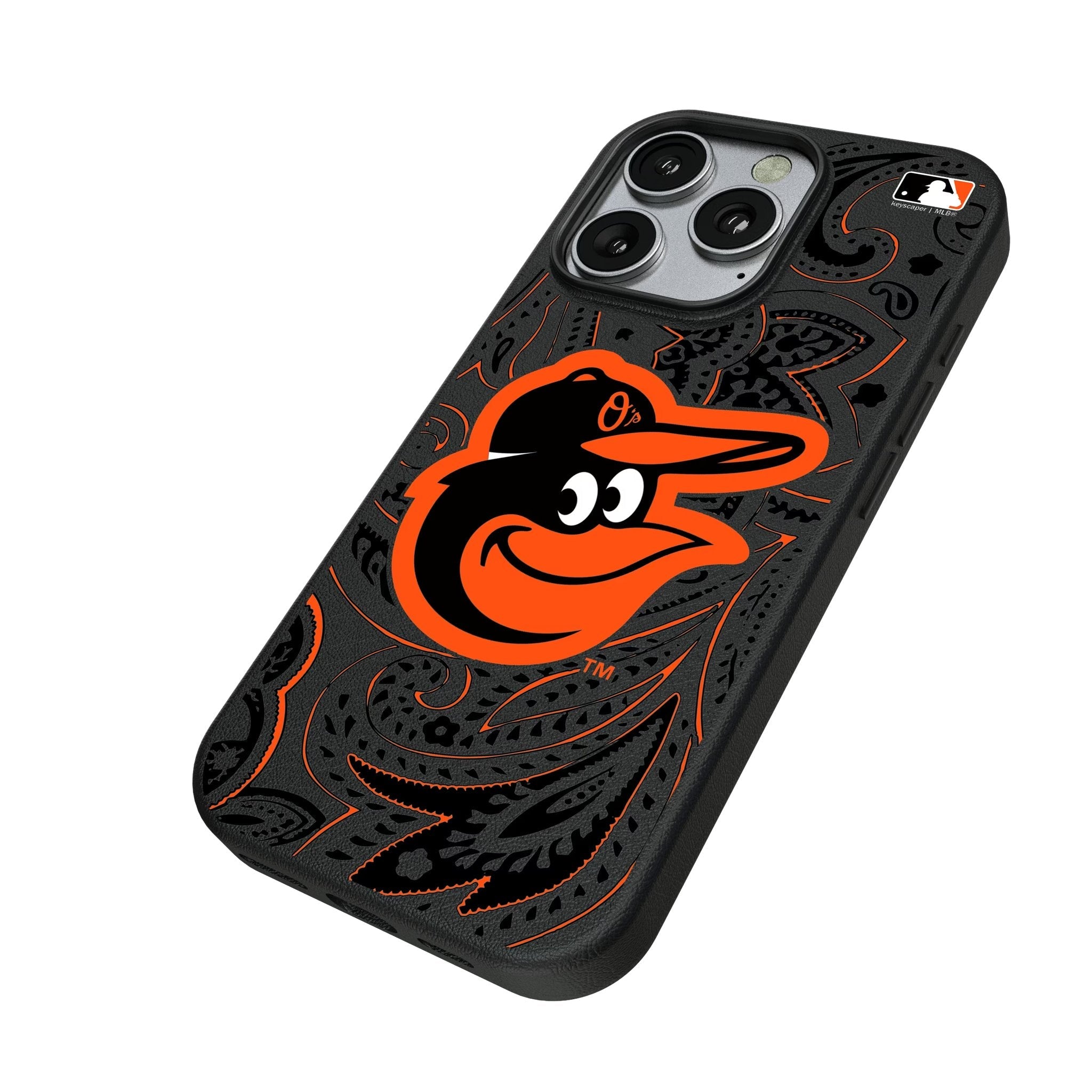 Baltimore Orioles Paisley MagSafe Compatible Phone Case for Apple iPhone