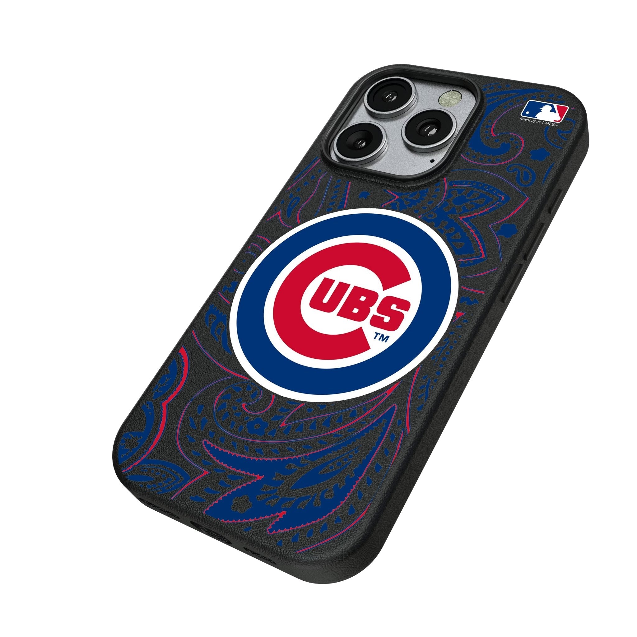 Chicago Cubs Paisley MagSafe Compatible Phone Case for Apple iPhone 2