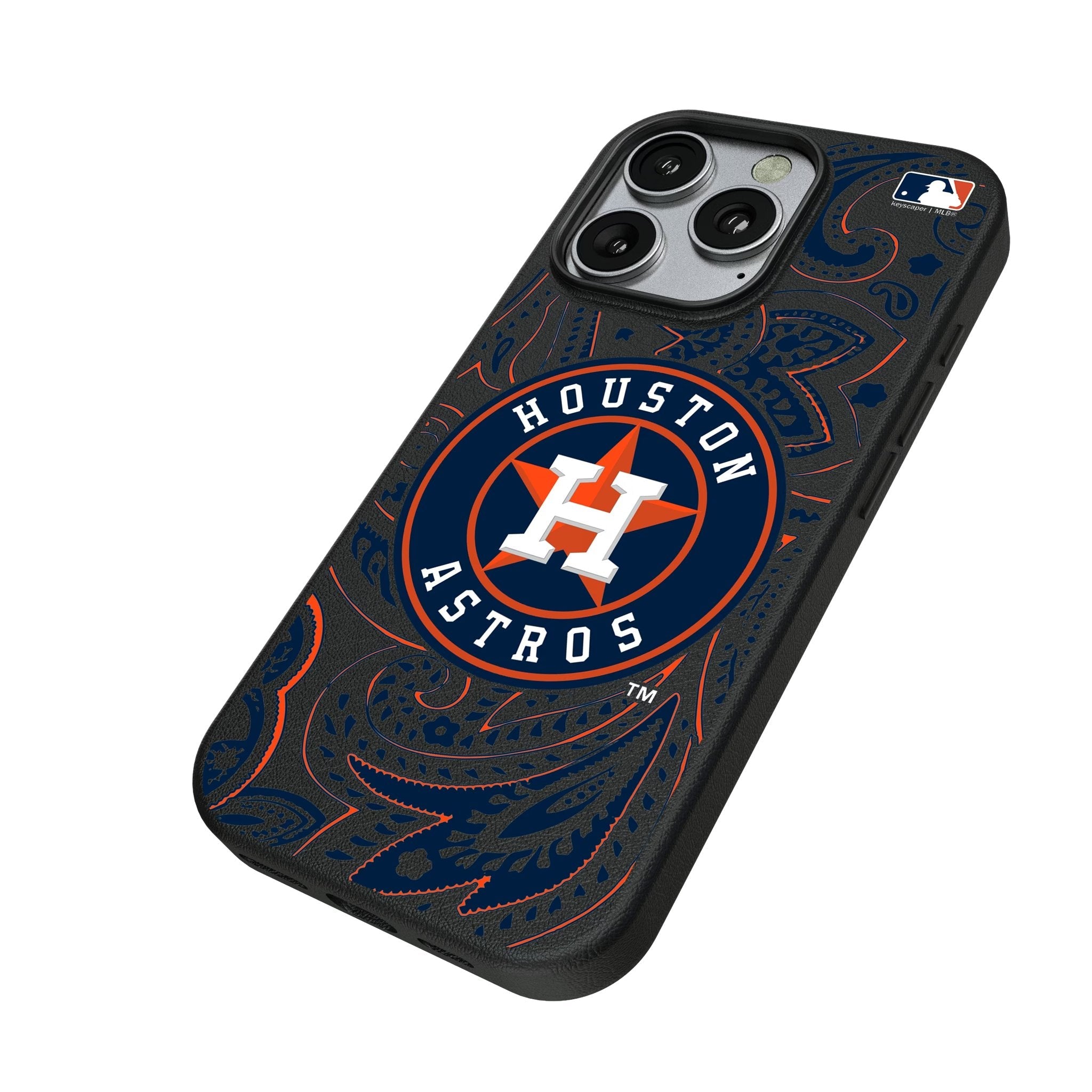 Houston Astros Paisley MagSafe Compatible Phone Case for Apple iPhone 2